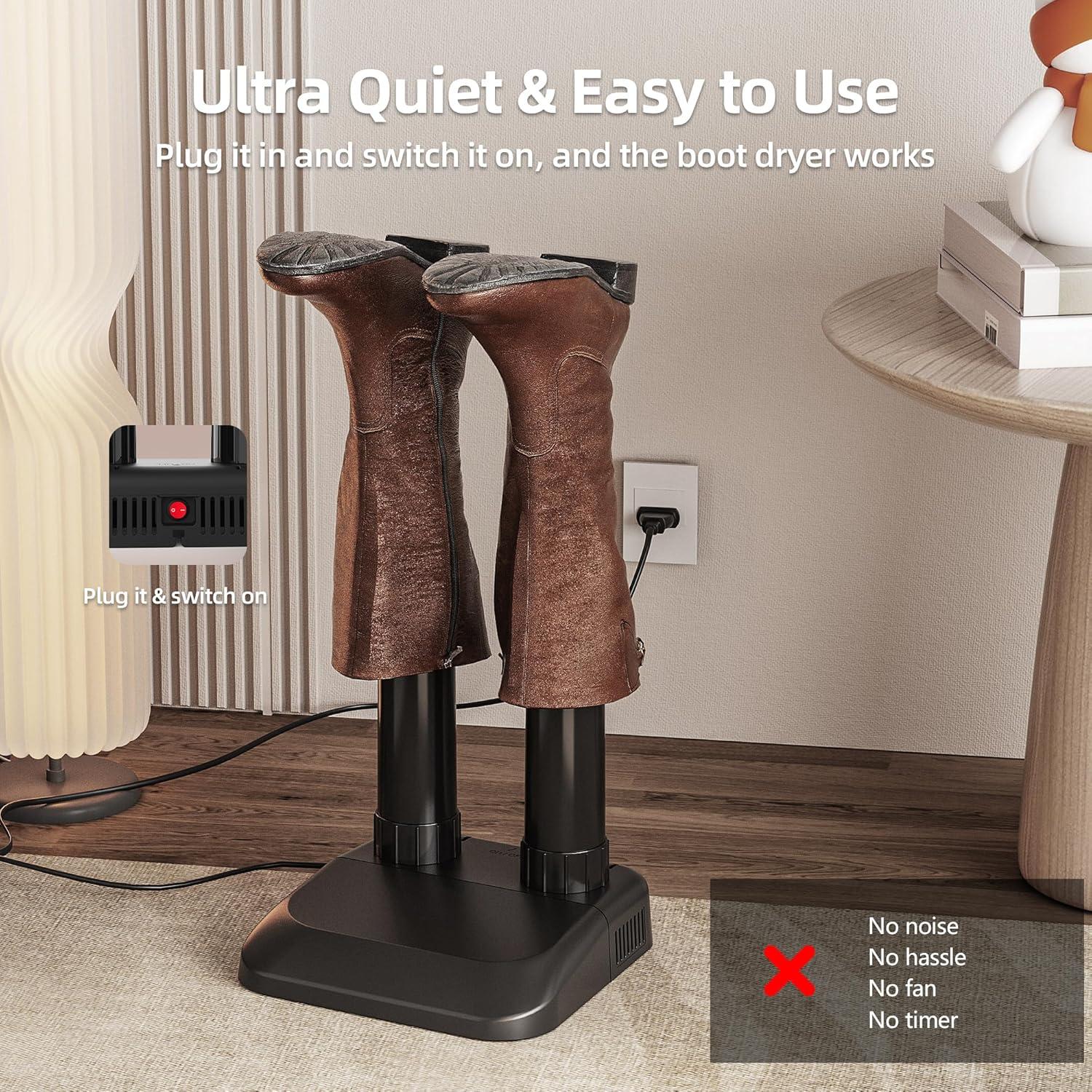 Secador de Botas Monealpis Ultra Silencioso 360° 1.22kg