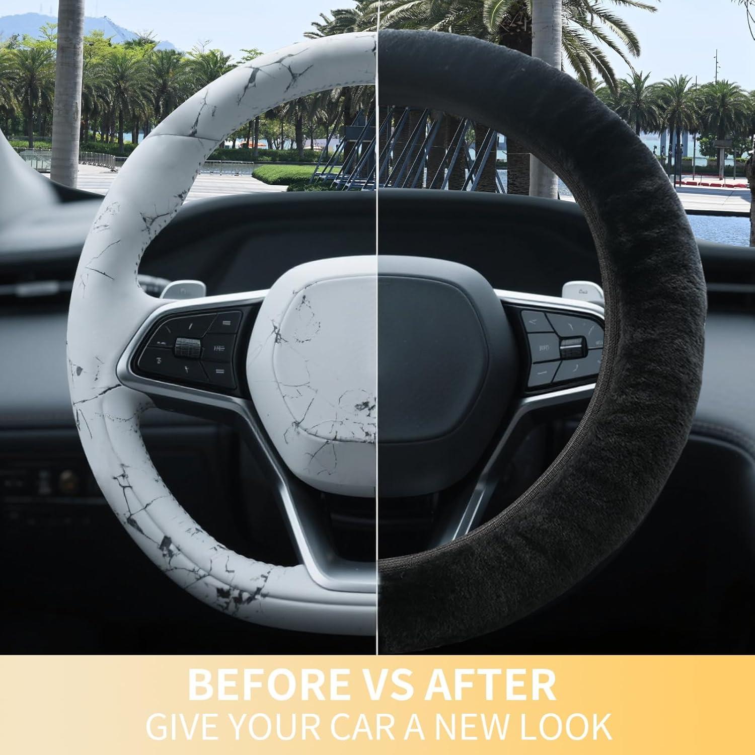 Cubierta de Volante AEGIS de Piel de Oveja Merino 37-39 cm