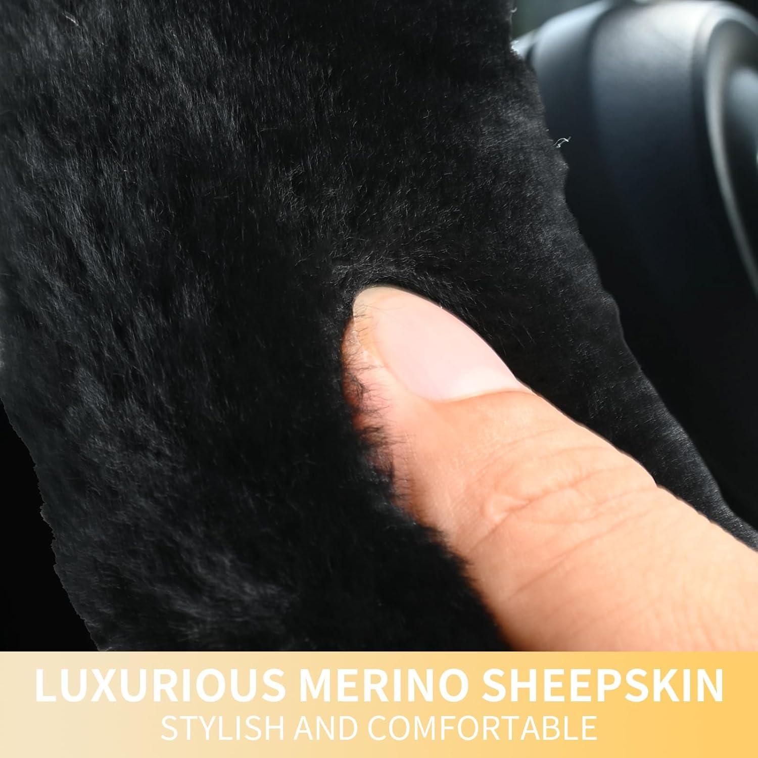 Cubierta de Volante AEGIS de Piel de Oveja Merino 37-39 cm