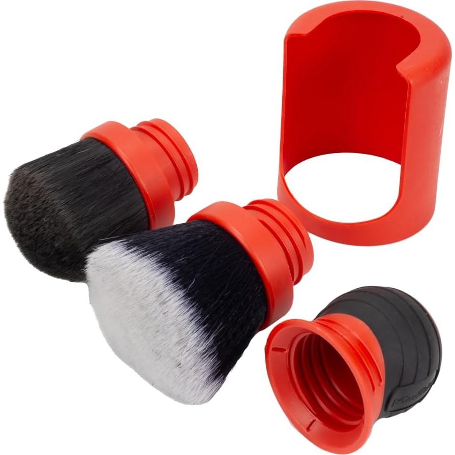 Cepillo de Detalle Interior Maxshine 704627 Rojo y Gris 24.13 cm