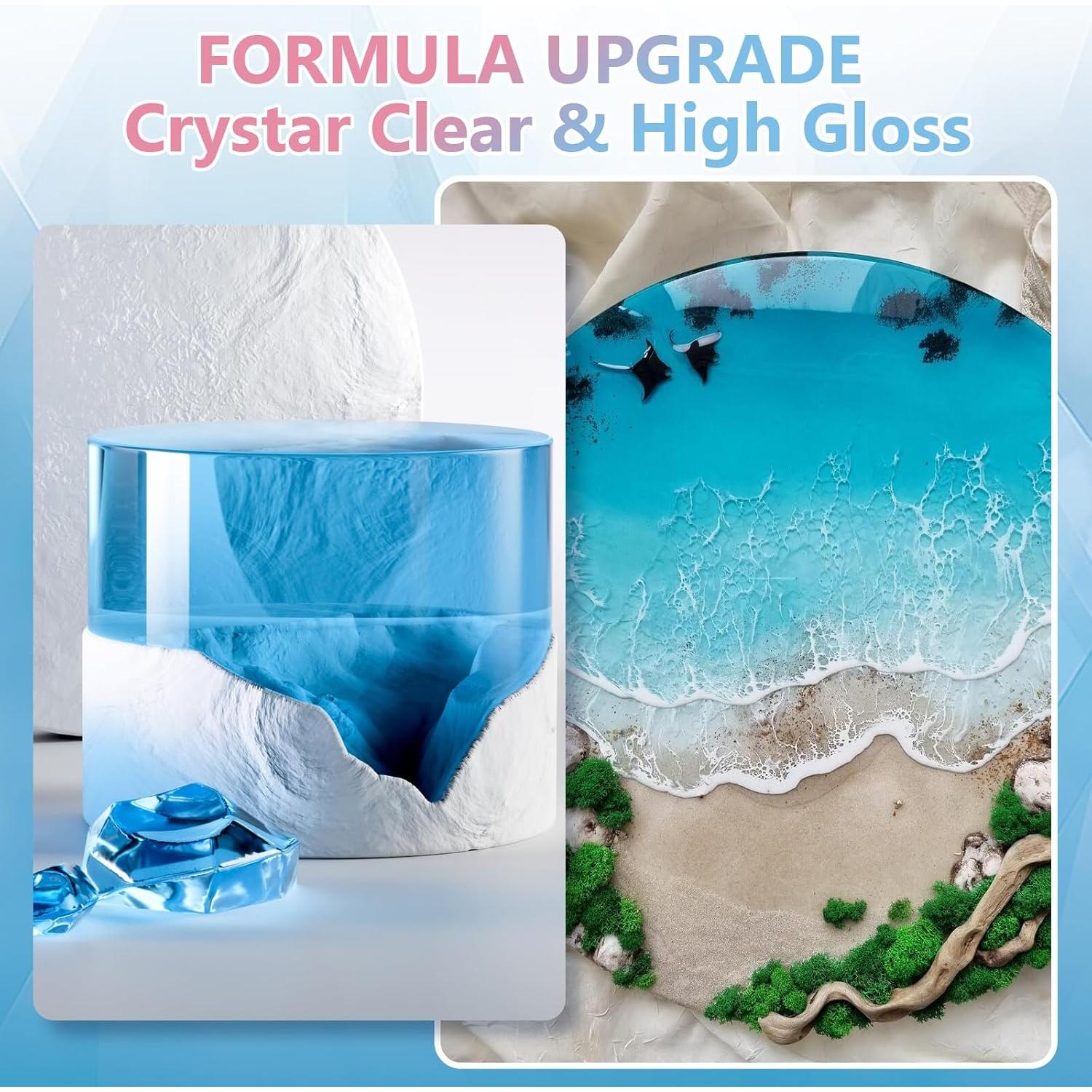 Resina Epóxica KISREL 1 Galón Cristalina Sin Burbujas