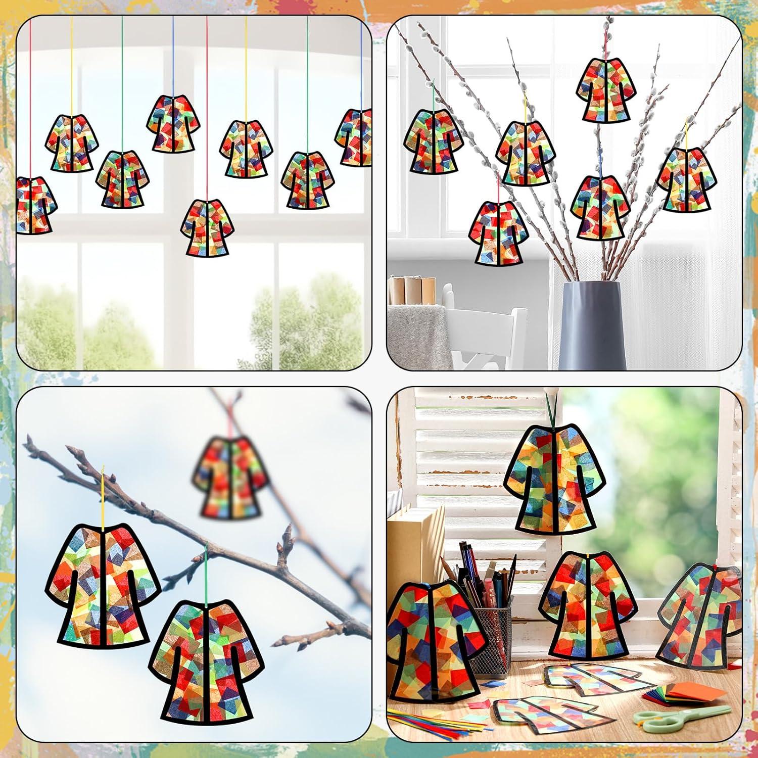 Kit de Manualidades Religiosas Motipuns - 32 Suncatchers Abrigo