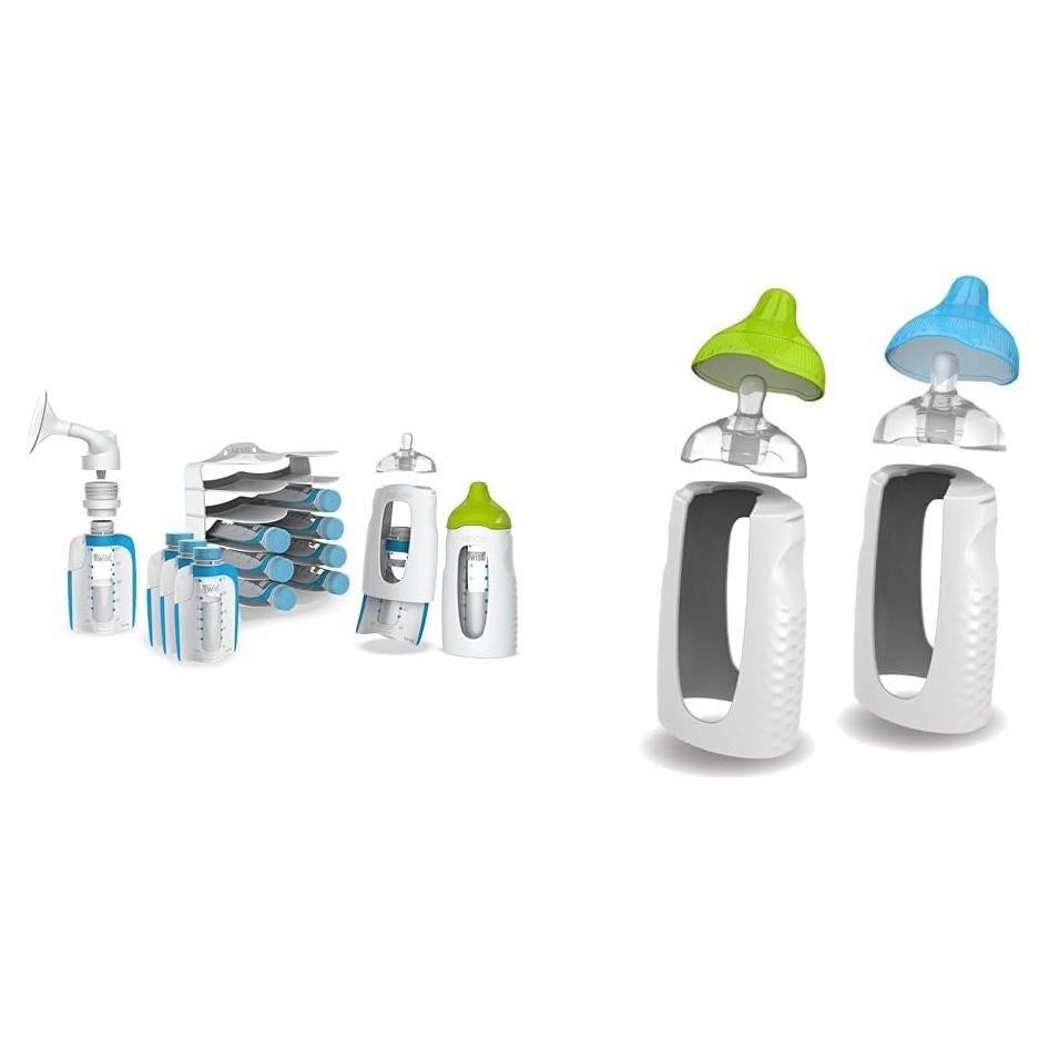 Kit de Alimentación Kiinde Twist Universal con Botellas y Tetinas