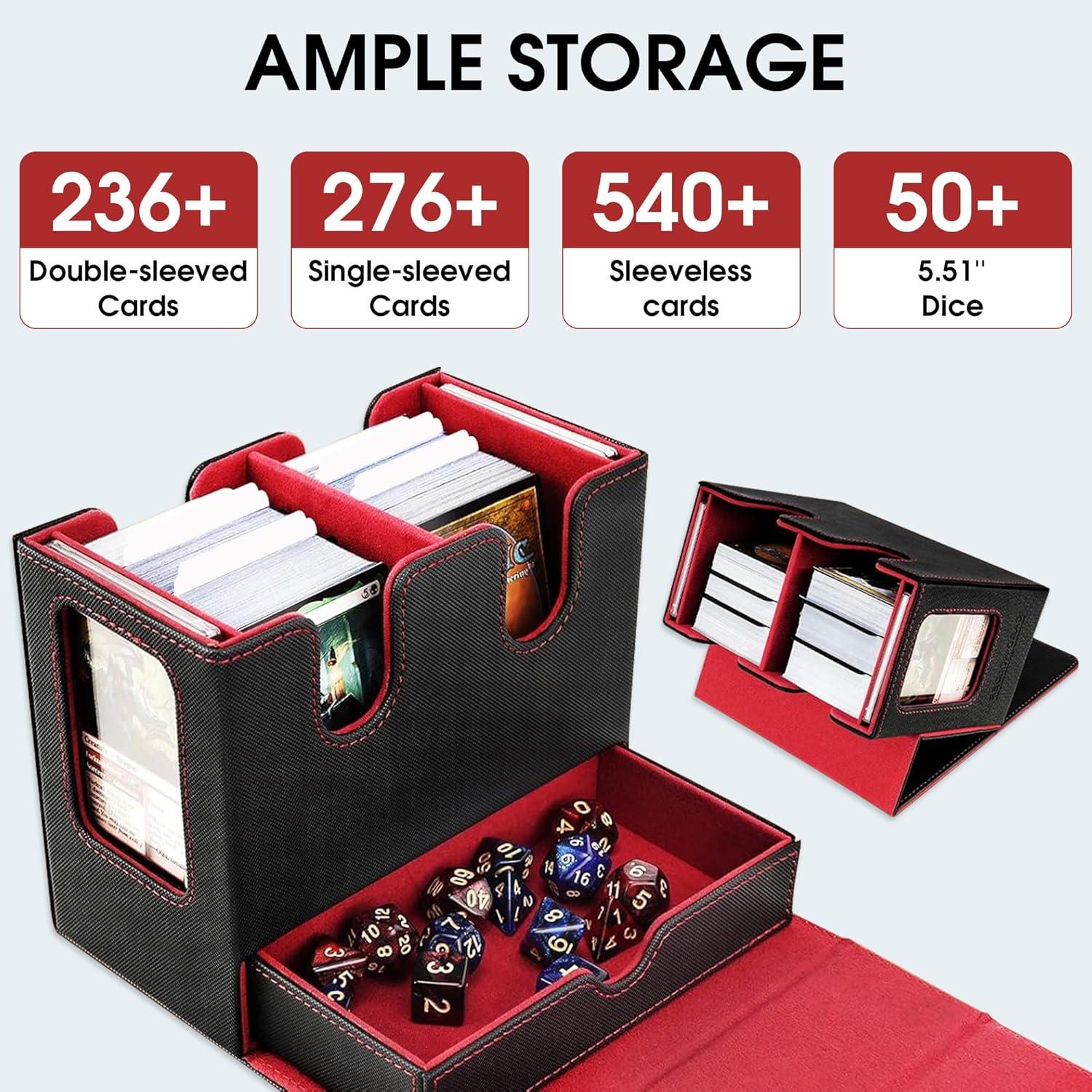 Caja de Deck Commander PANIMOSI - Almacenamiento para 540+ Cartas