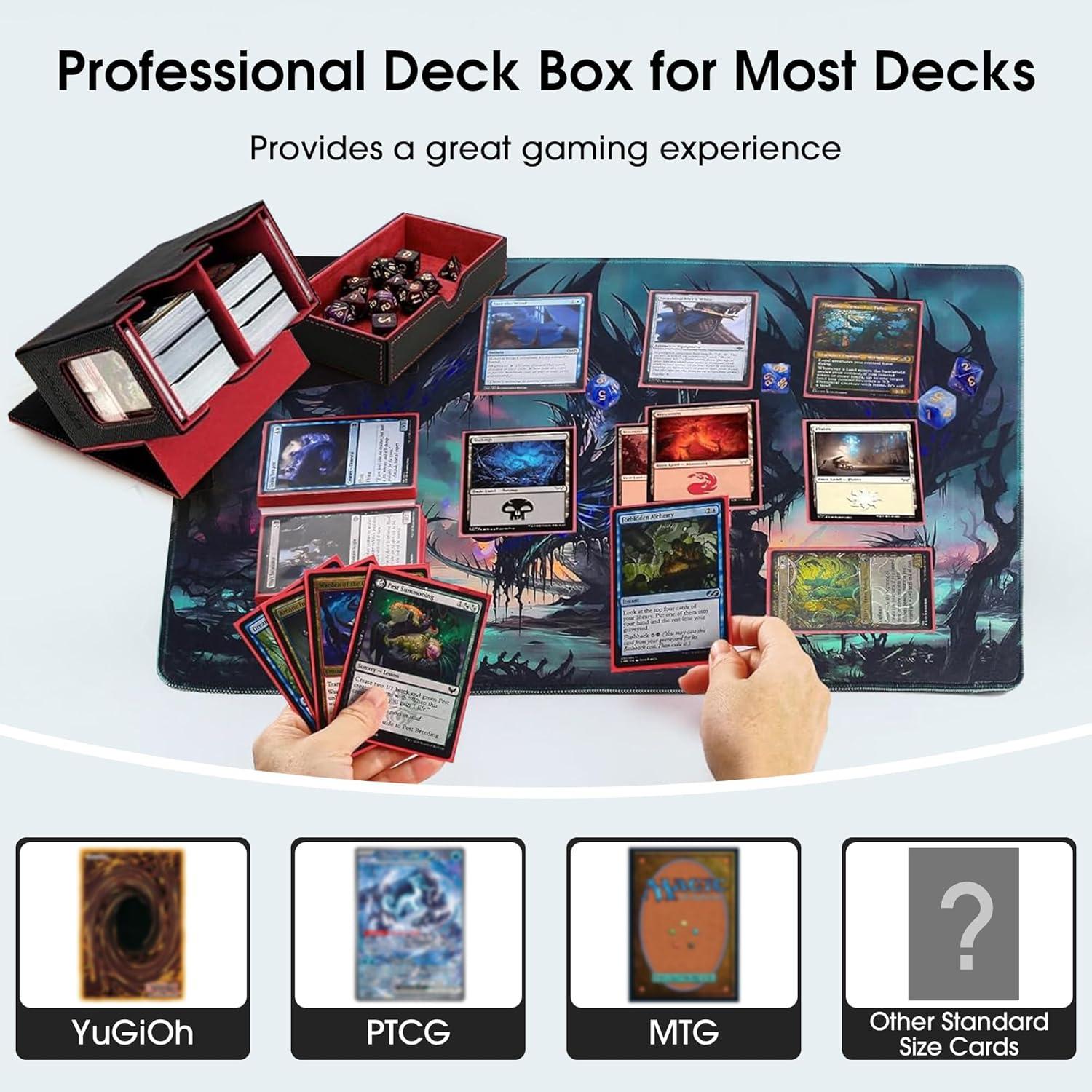 Caja de Deck Commander PANIMOSI - Almacenamiento para 540+ Cartas