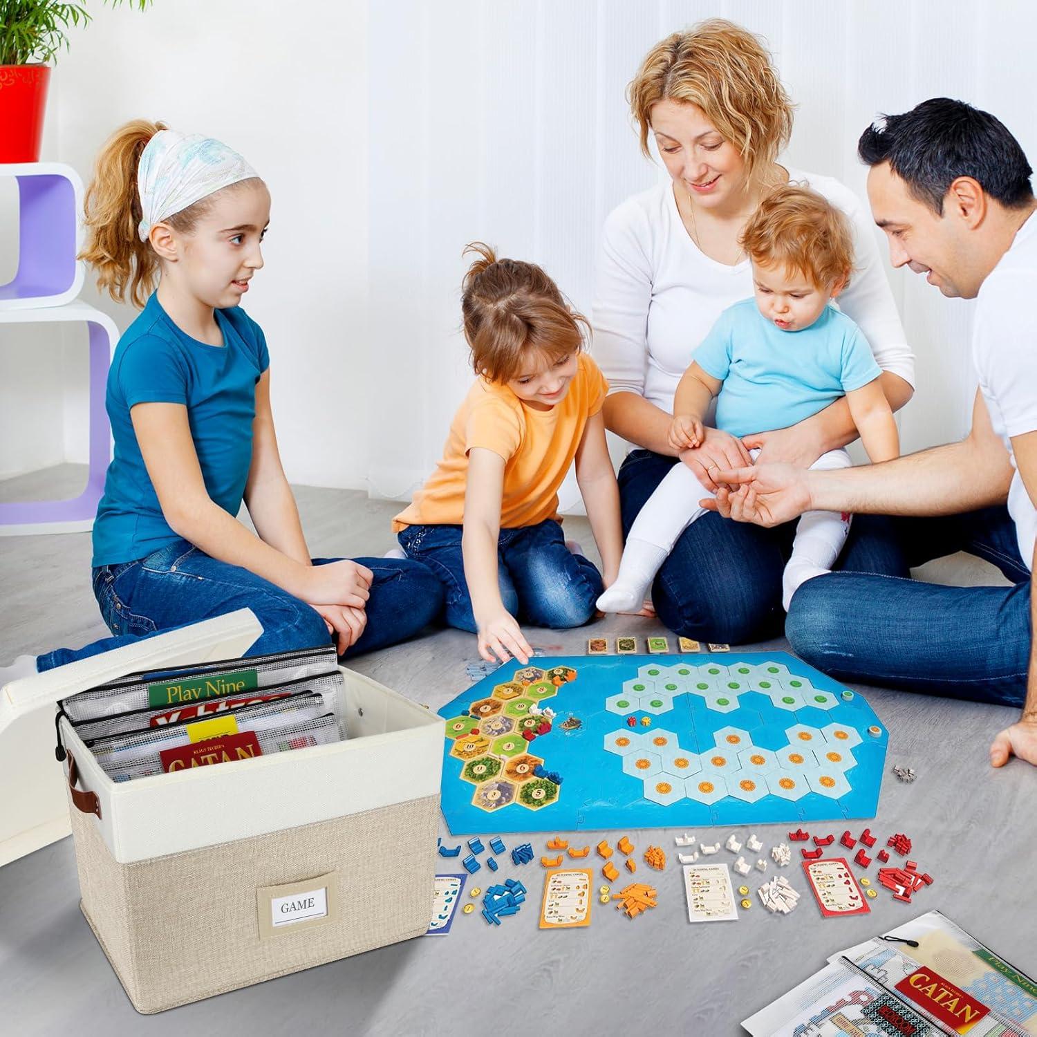 Organizador de Juegos de Mesa HLWGOG Beige 1-Pack Grande