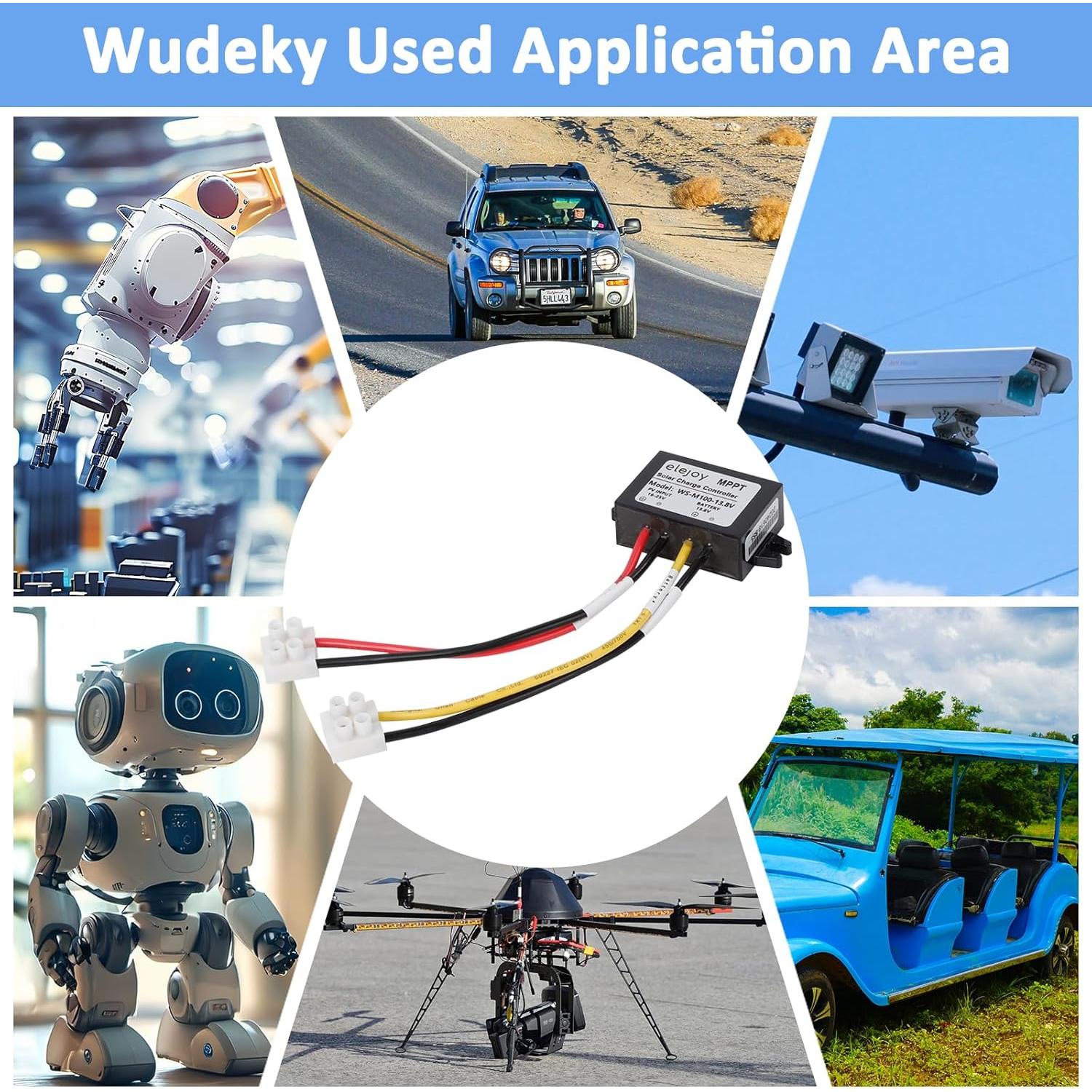 Controlador de Carga Solar MPPT 8A 13.8V ELEJOY IP67