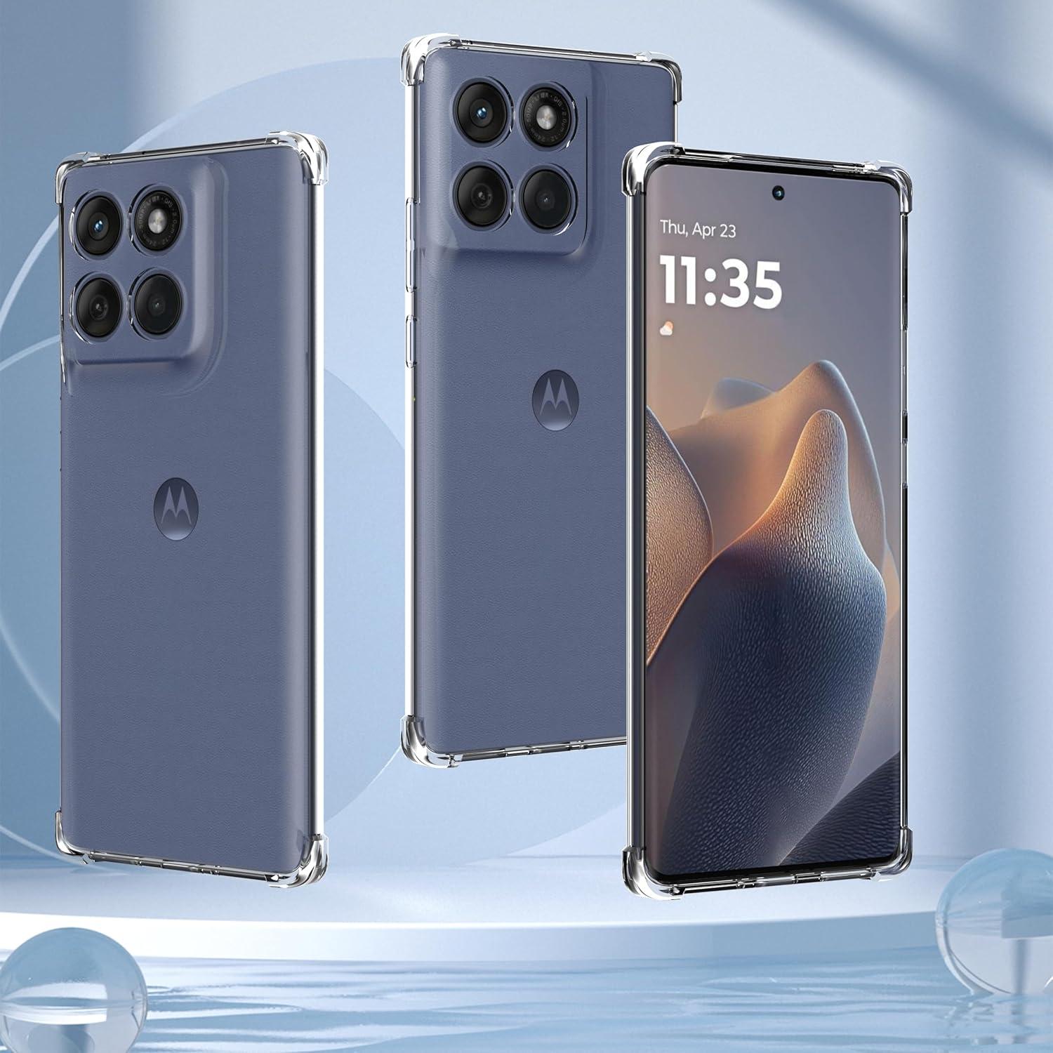 Funda Transparente Antiamarillenta Anoowkoa para Moto Edge 60