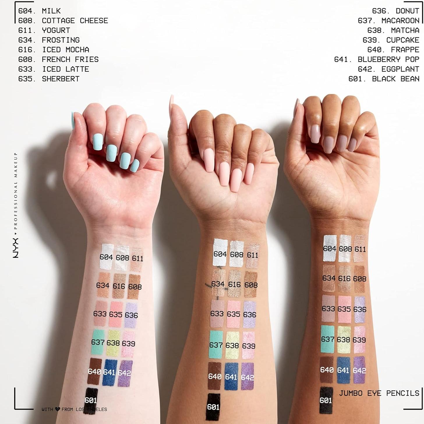 Lápiz Jumbo de Ojos NYX 608 Queso Cottage - Delineador y Sombra