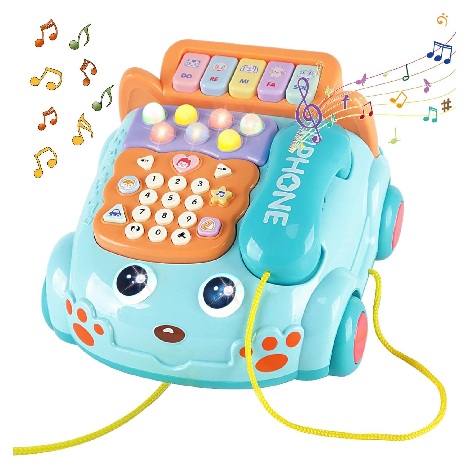 Teléfono de Juguete Musical para Bebés SHANTOU FANNI Azul