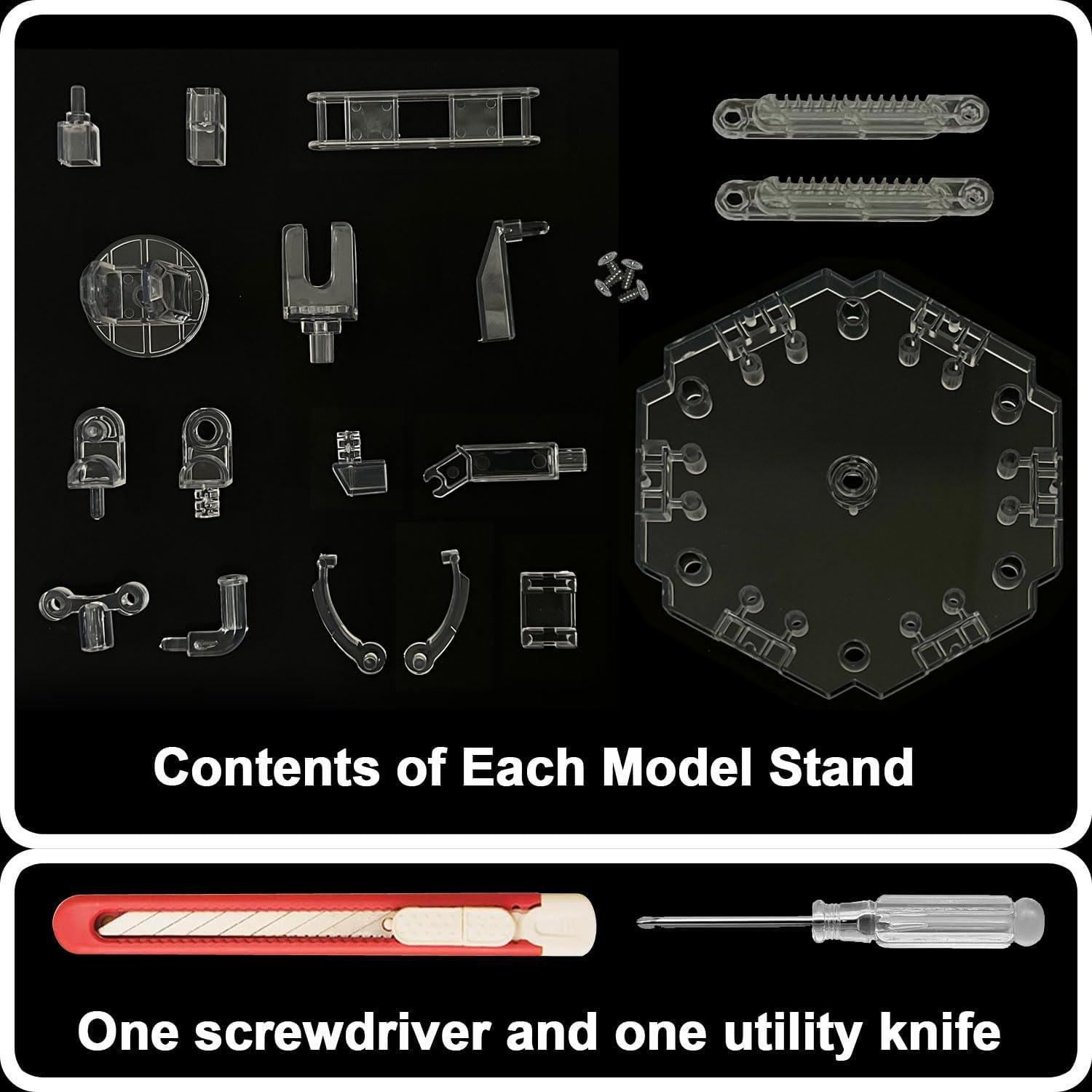Soporte de Exhibición AooBaBa para Figuras Gundam 1 Set