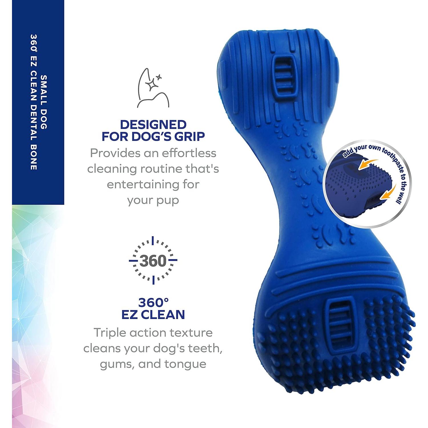 Hueso Dental EZ Limpio Arm & Hammer para Perros Pequeños 360°