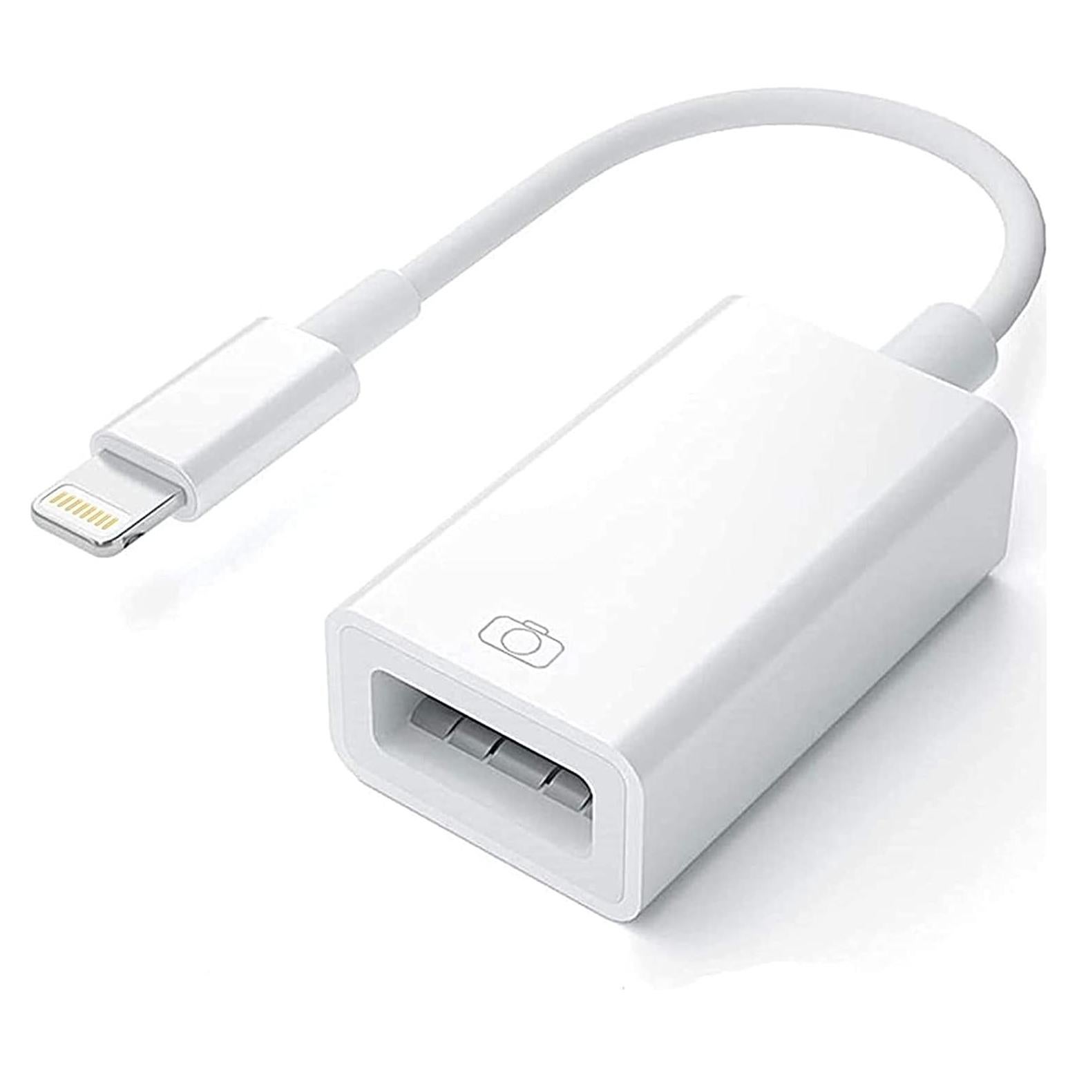 Adaptador USB Lightning Wahbite para iPhone/iPad - OTG 3.0