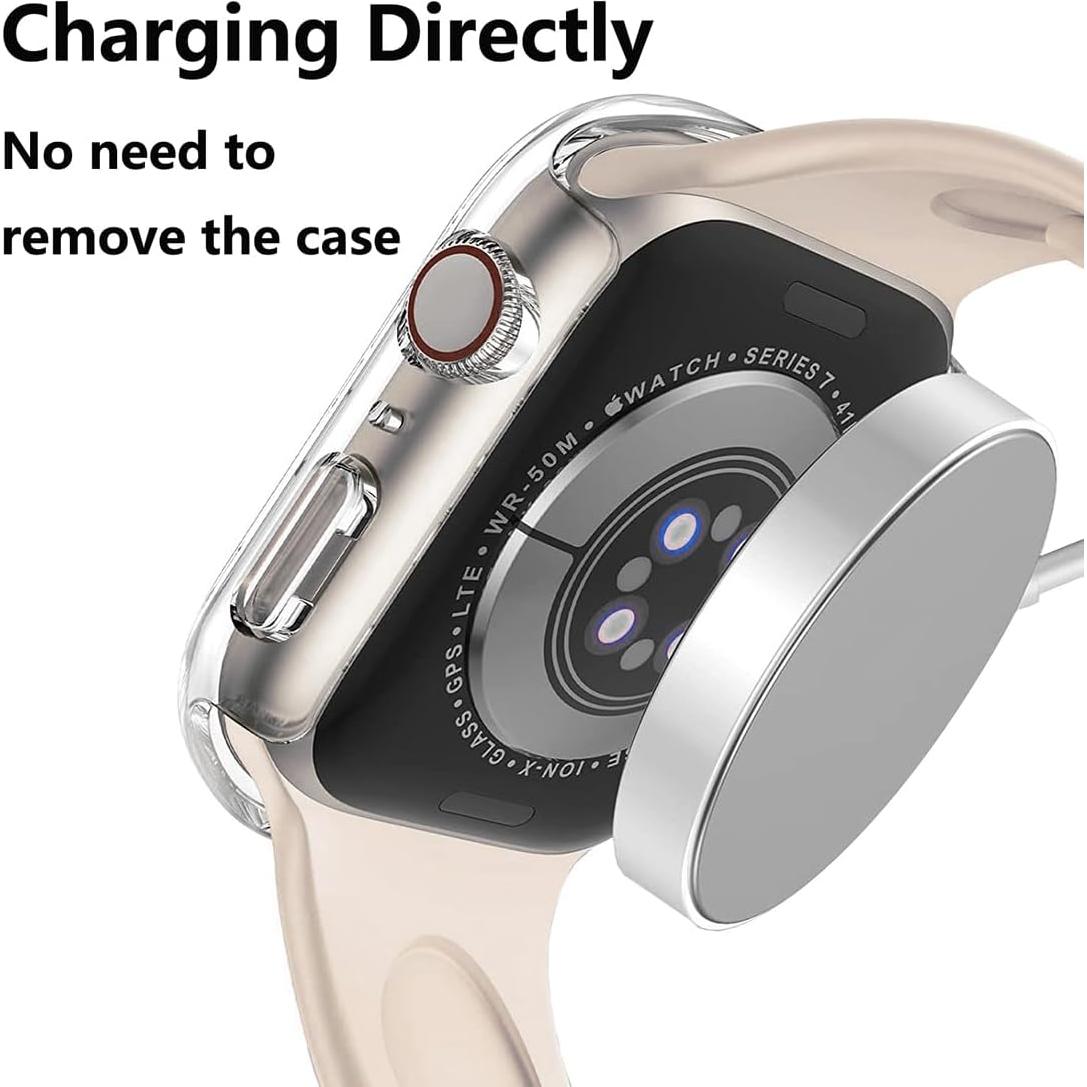 Funda Dura HANKN para Apple Watch 40mm - Protector Vidrio Templado