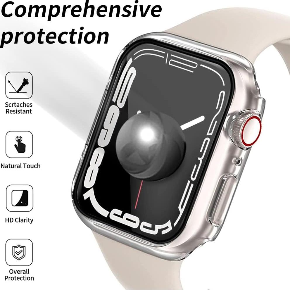 Funda Dura HANKN para Apple Watch 40mm - Protector Vidrio Templado
