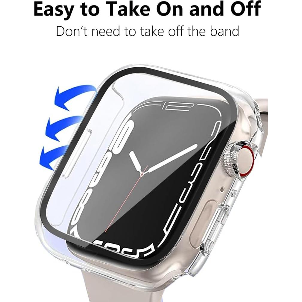 Funda Dura HANKN para Apple Watch 40mm - Protector Vidrio Templado