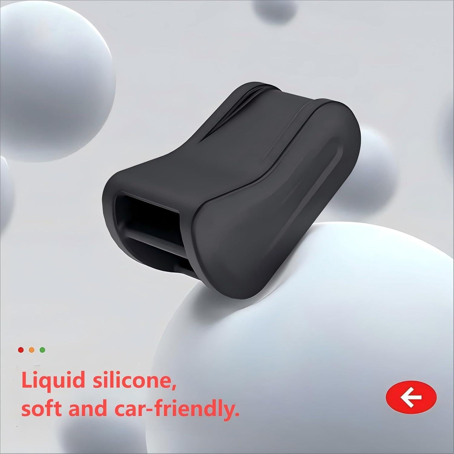 Upgraded Air Freshener Adapter Designed for Tesla Model 3/Y, Soft and Secure, Tesla Model 3/Y Accessories 2025 2024 2023 2022 2021[Air Freshener NOT Included]- 2 Pack