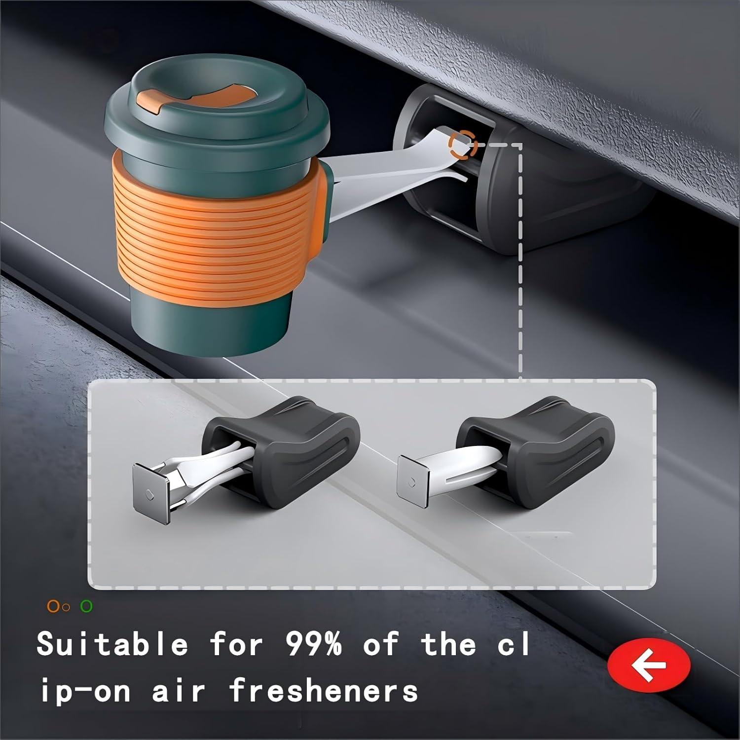 Upgraded Air Freshener Adapter Designed for Tesla Model 3/Y, Soft and Secure, Tesla Model 3/Y Accessories 2025 2024 2023 2022 2021[Air Freshener NOT Included]- 2 Pack