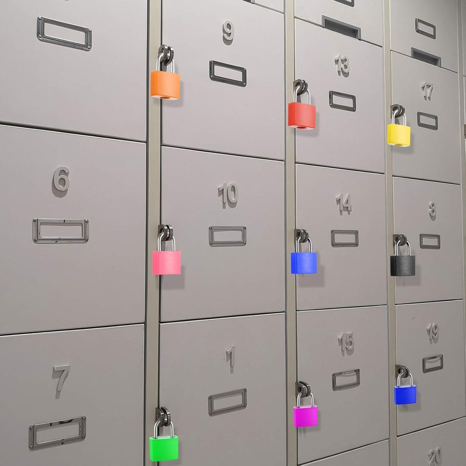 6 Mini Candados de Equipaje Ripeng 3.18 cm con Llave