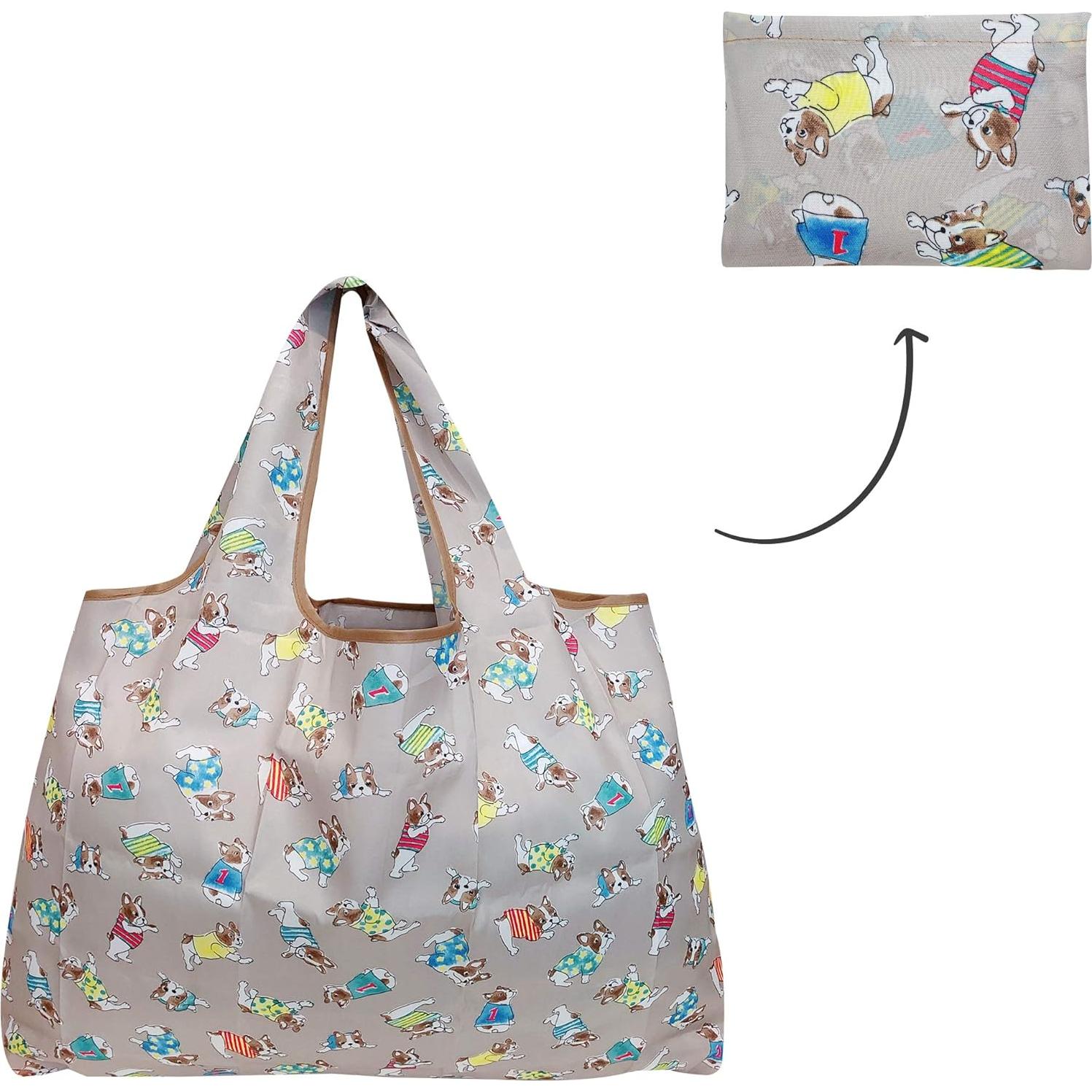 Bolsa Grande Plegable Reutilizable Allydrew - 6 Unidades