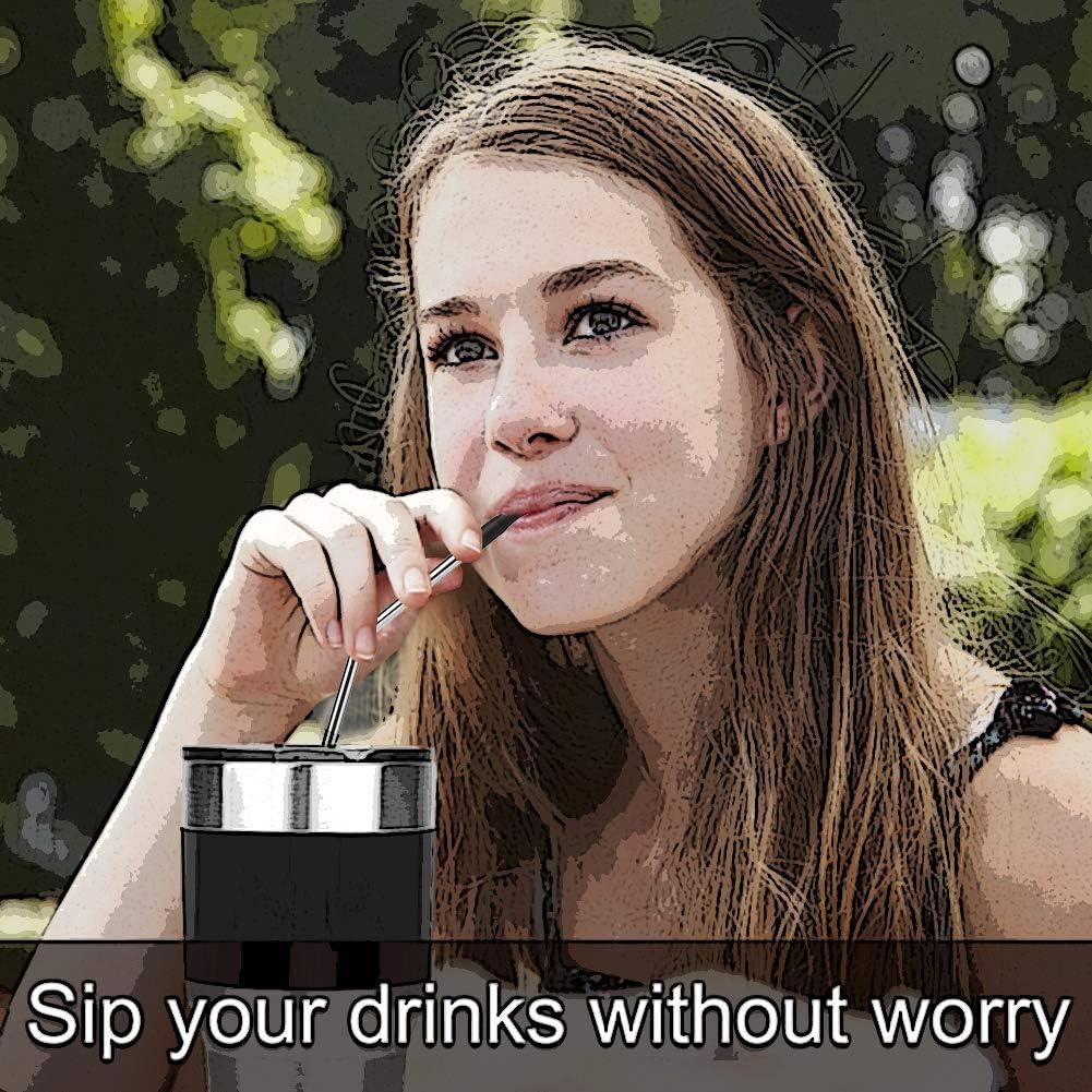 Accmor 22 Tapas de Silicona Reutilizables para Pajitas de Metal 6mm