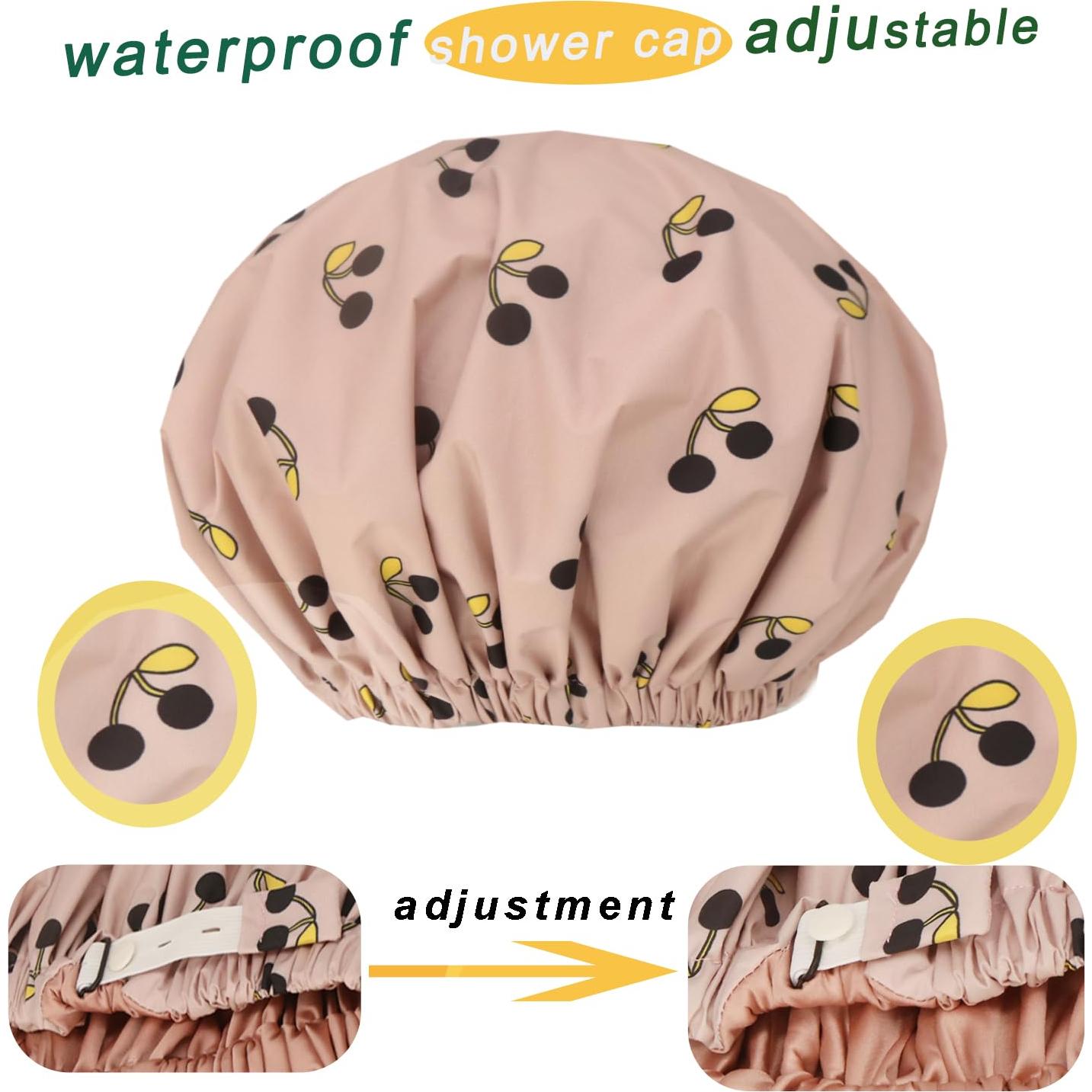 Gorro de Ducha Reutilizable Genergy Doble Capa Impermeable 35.56 cm