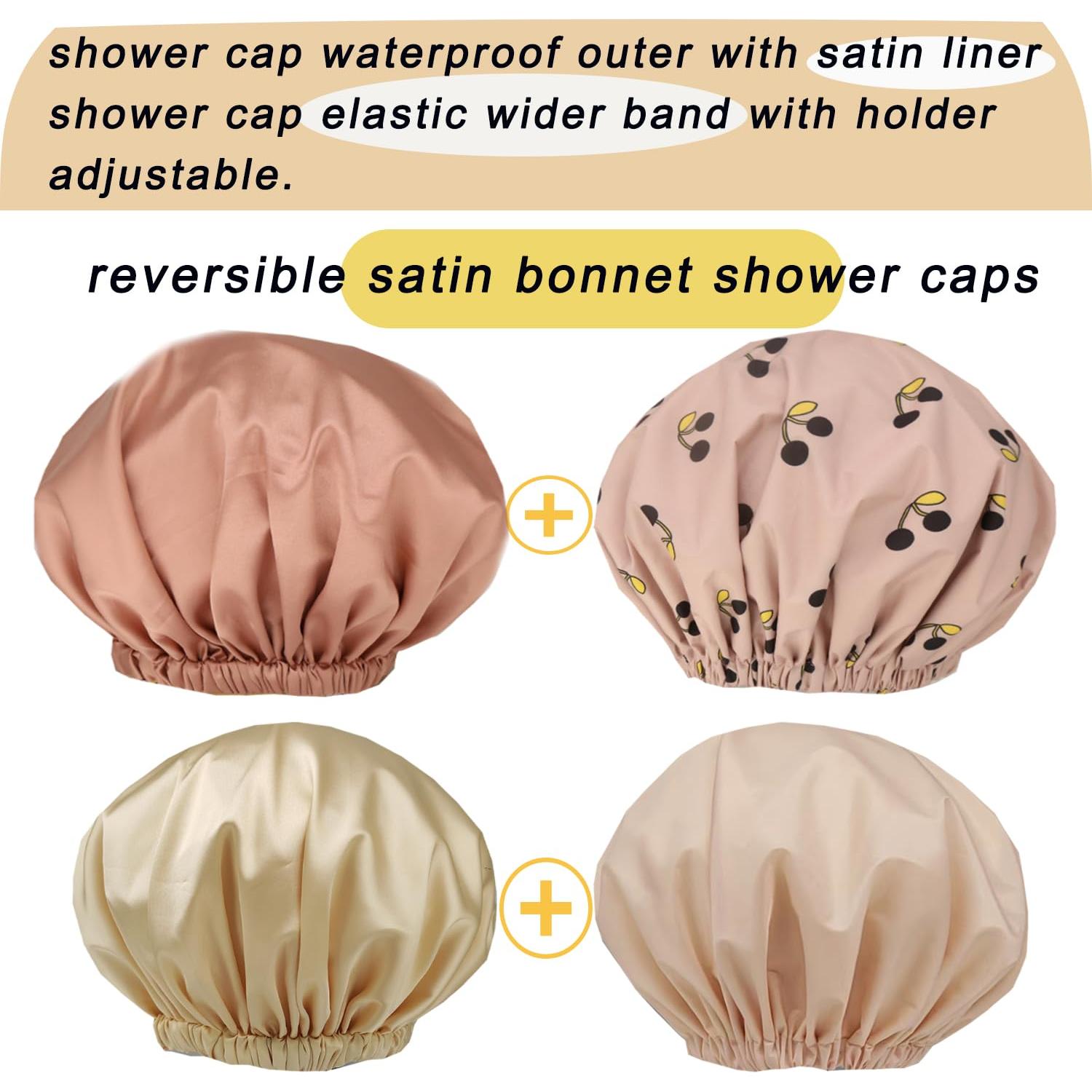 Gorro de Ducha Reutilizable Genergy Doble Capa Impermeable 35.56 cm