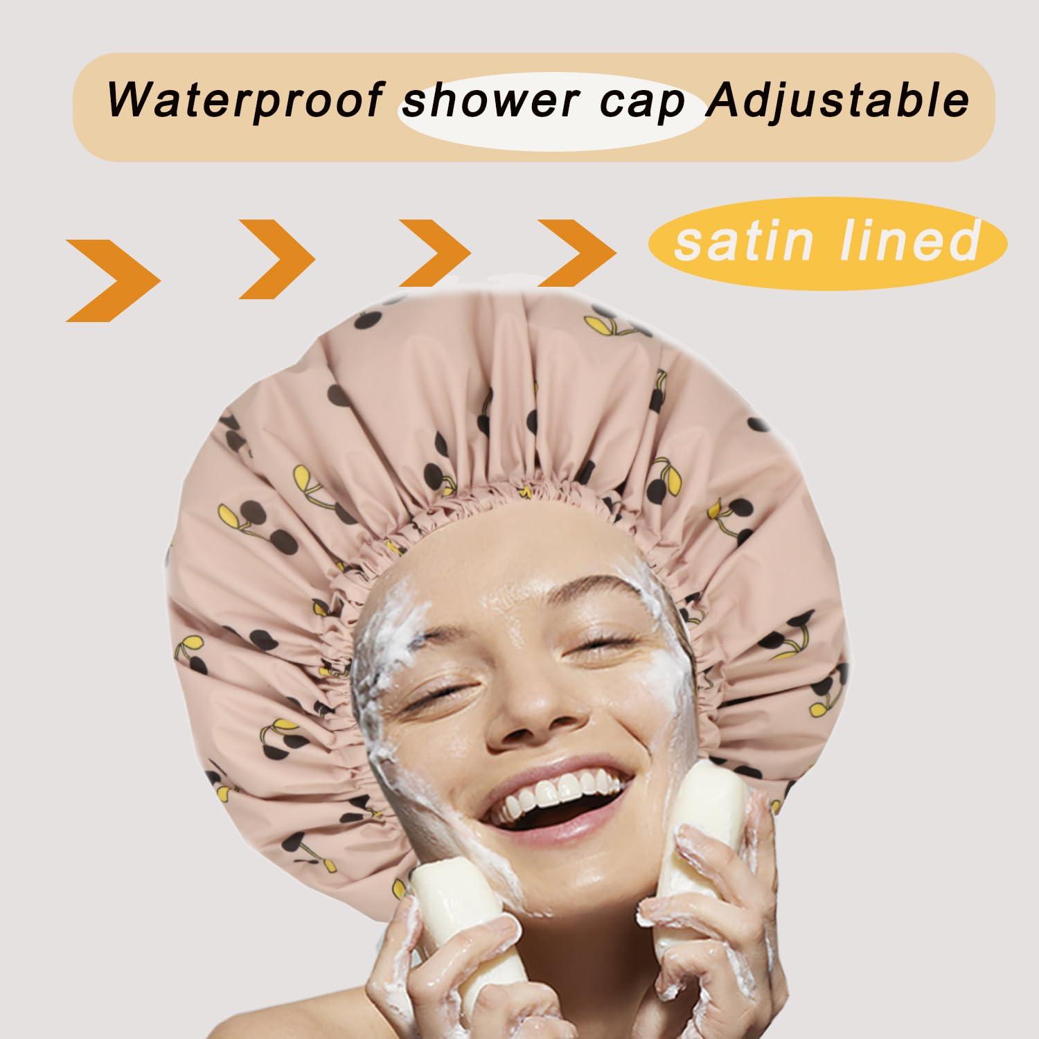 Gorro de Ducha Reutilizable Genergy Doble Capa Impermeable 35.56 cm