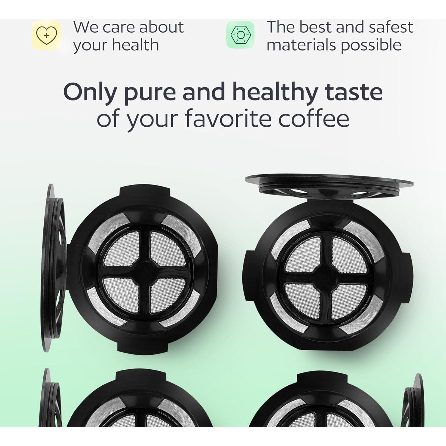 4 Tazas K Reutilizables GoodCups para Keurig K Supreme