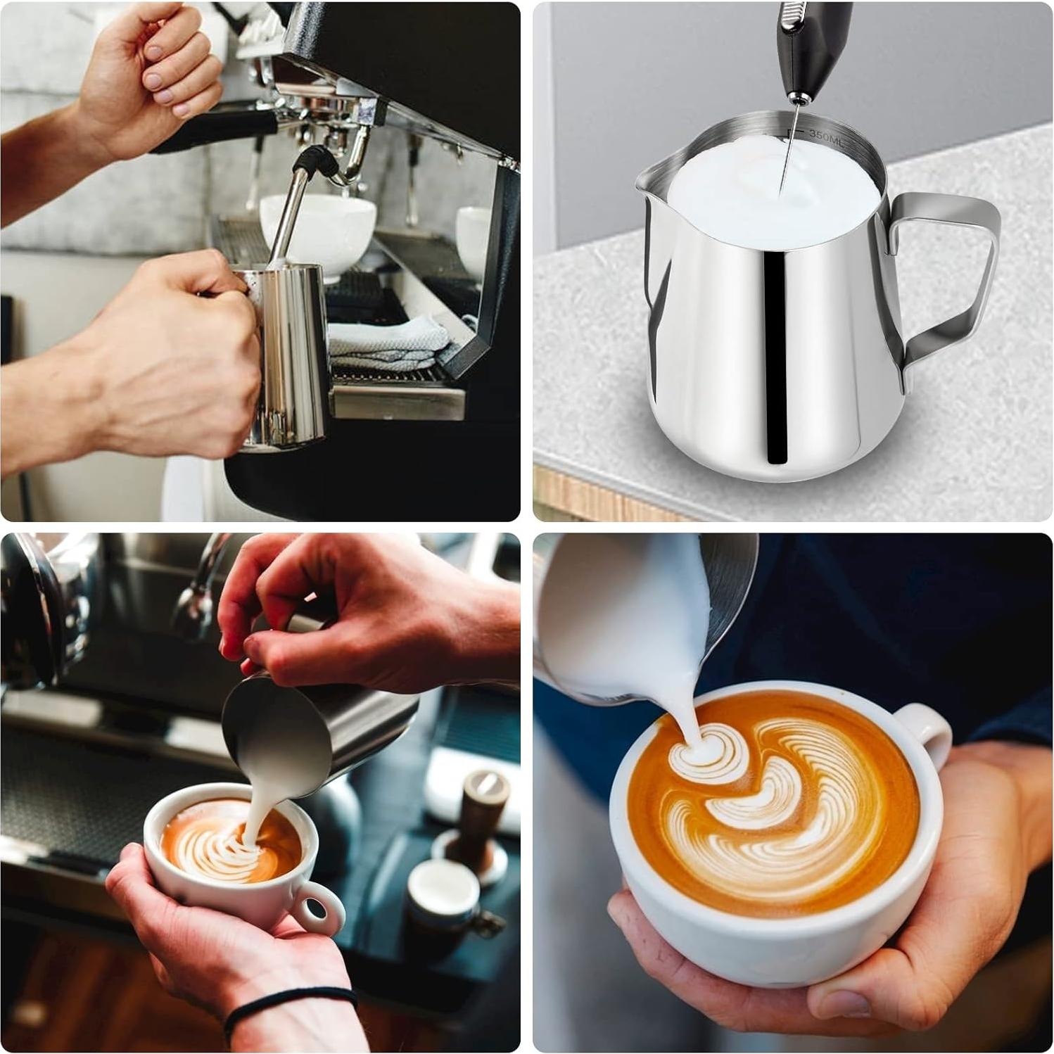 Jarra Espumadora de Leche Saiveina 12oz Acero Inoxidable