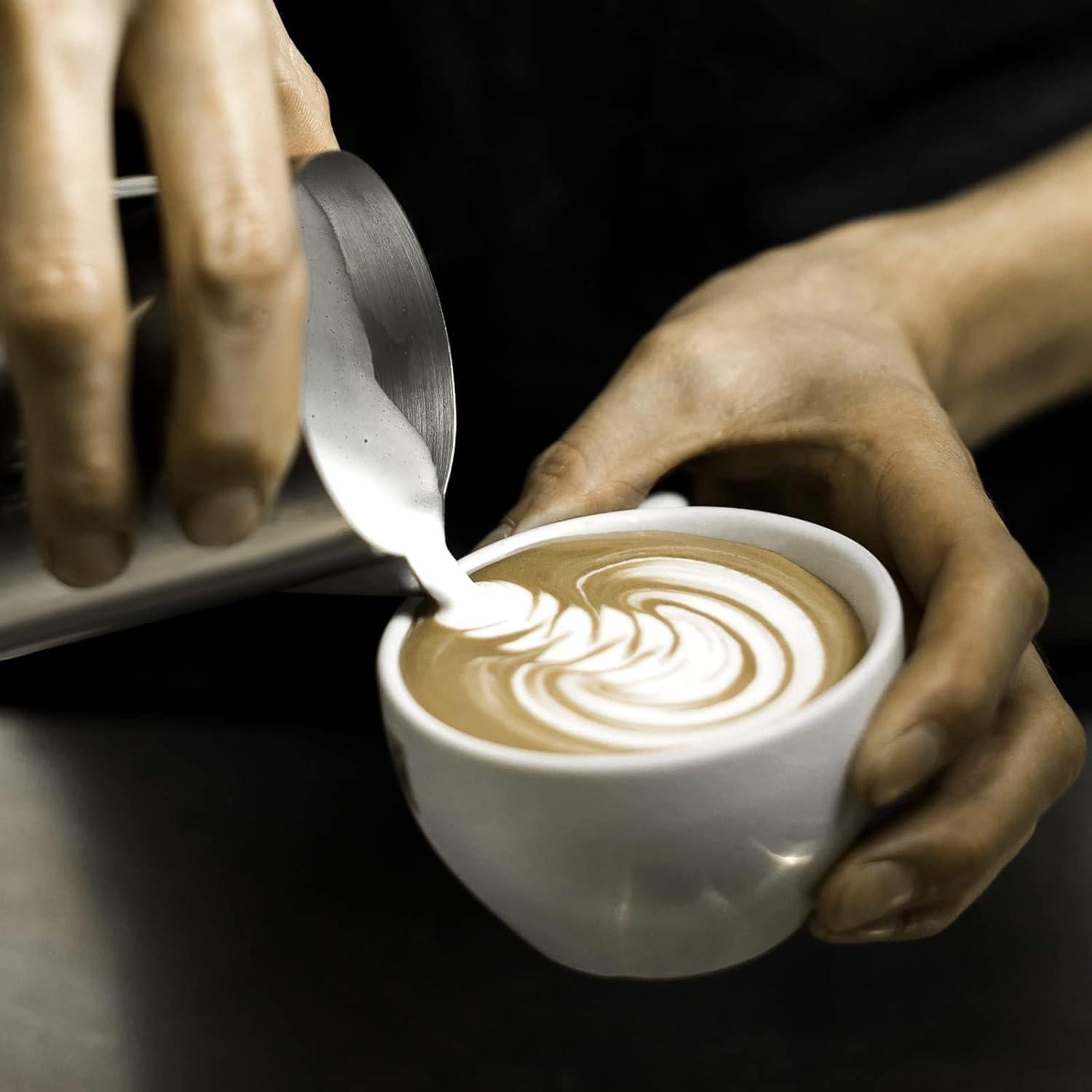 Jarra Espumadora de Leche Saiveina 12oz Acero Inoxidable