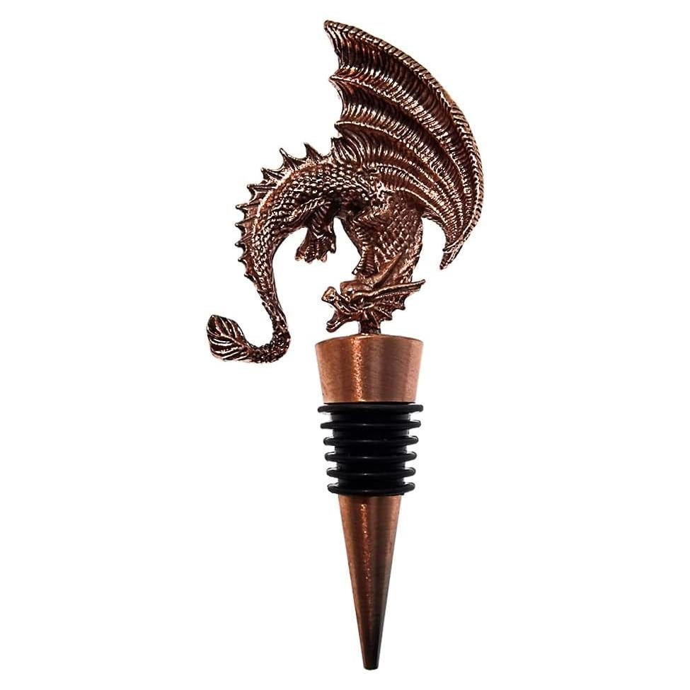Tapon de Vino Dragón Lockban Aleación de Zinc Gótico 12.7cm