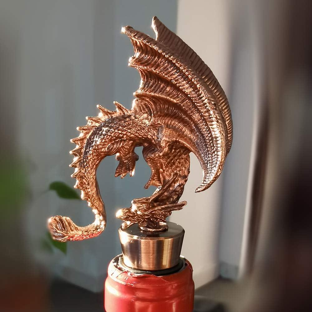 Tapon de Vino Dragón Lockban Aleación de Zinc Gótico 12.7cm