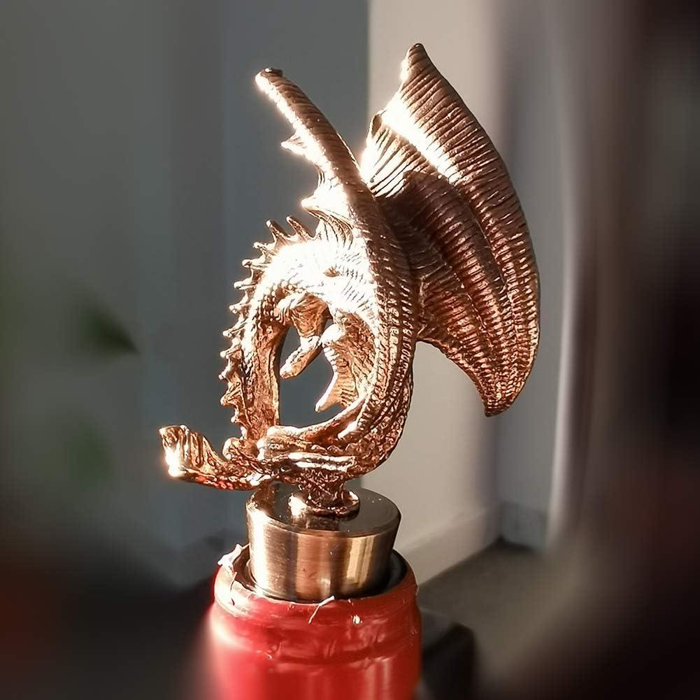 Tapon de Vino Dragón Lockban Aleación de Zinc Gótico 12.7cm