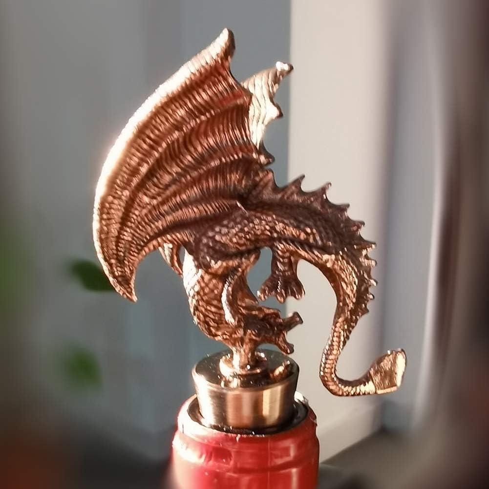 Tapon de Vino Dragón Lockban Aleación de Zinc Gótico 12.7cm