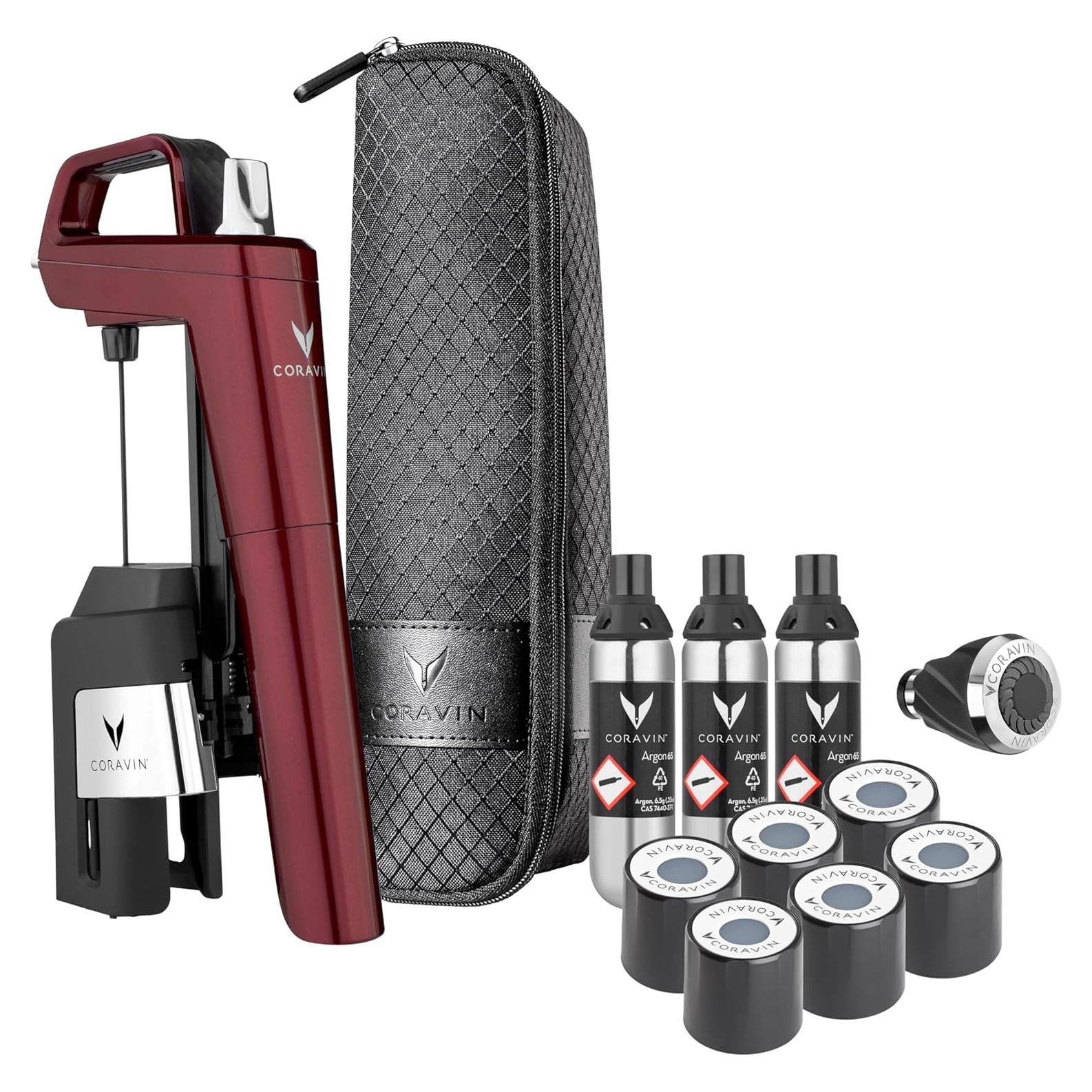 Sistema de Conservación de Vino Coravin Timeless Six Plus - Burdeos