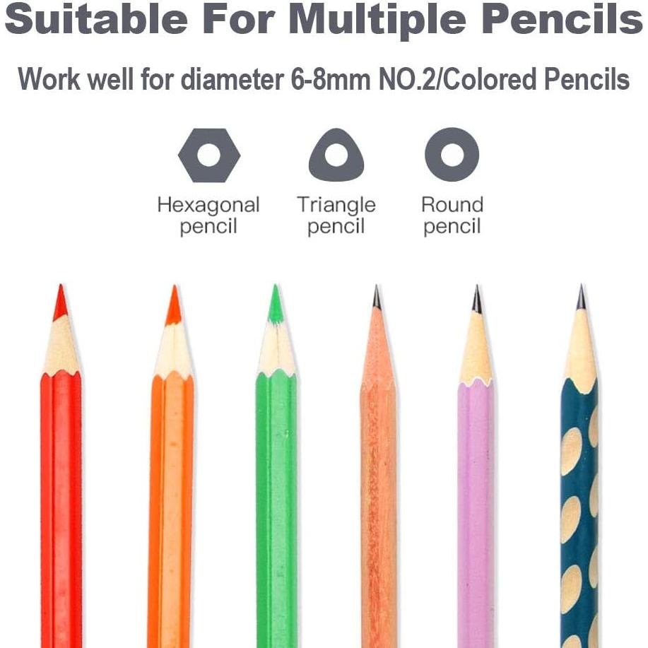 Sacapuntas Eléctrico BienFun Negro, Afilador Automático para Lápices