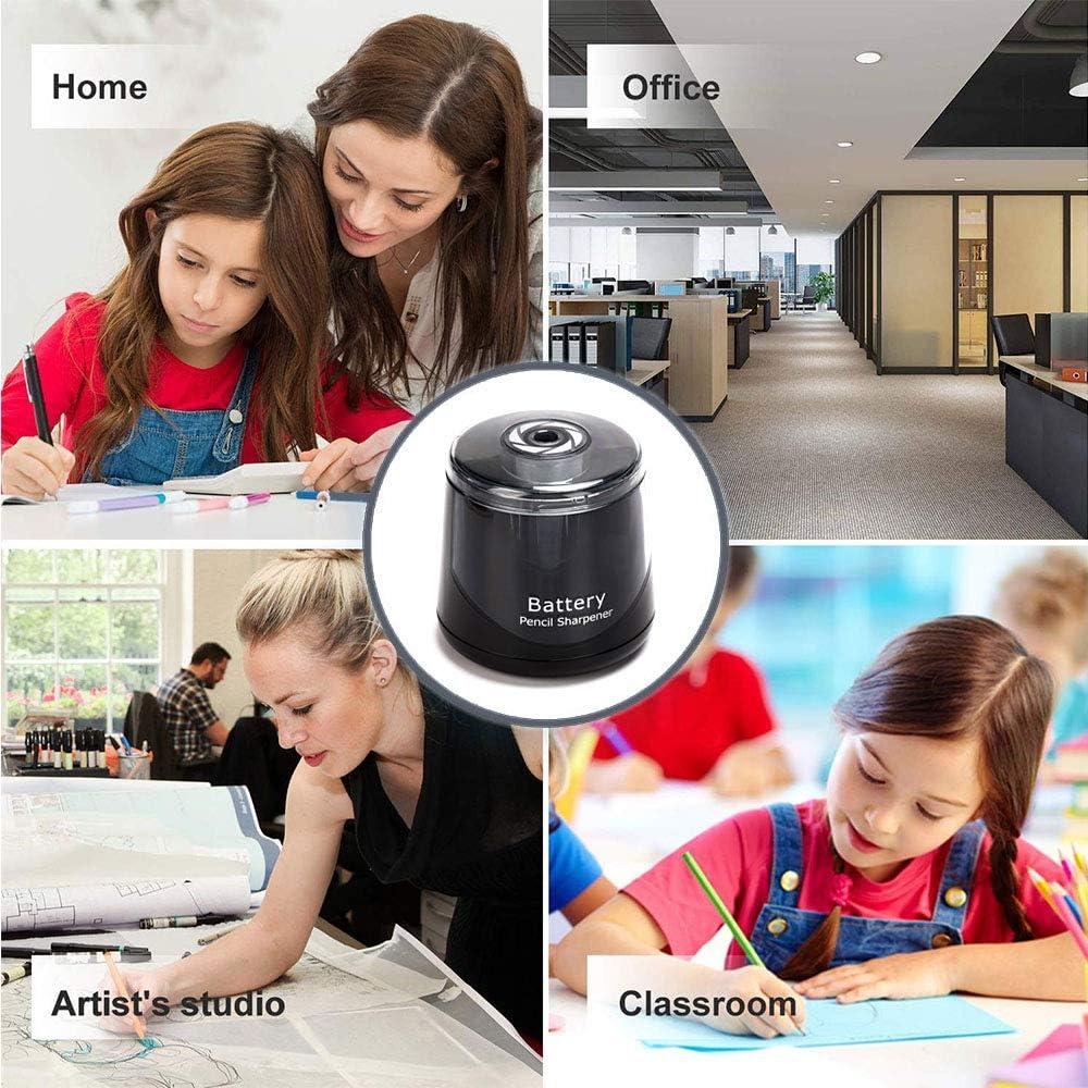 Sacapuntas Eléctrico BienFun Negro, Afilador Automático para Lápices