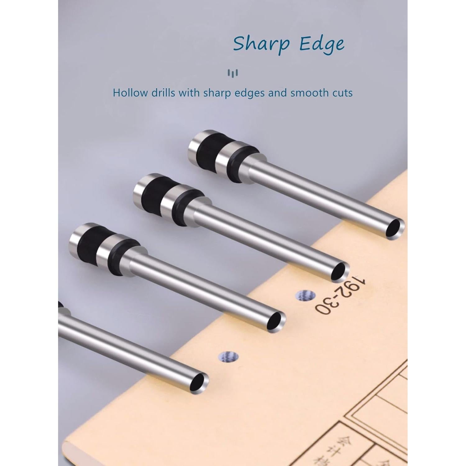 Broca de Papel Utoolmart 5mm Mango Recto para Perforadora