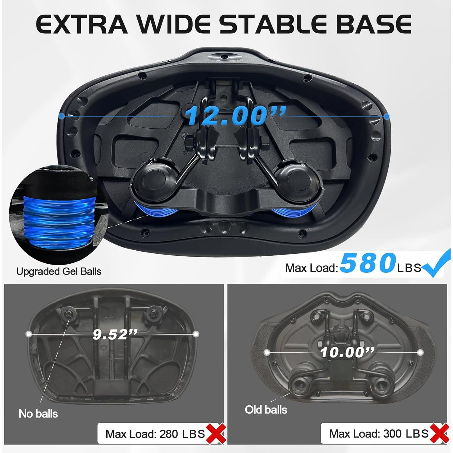 Cojín de Asiento de Bicicleta Sin Nariz Twomaples 33x23cm