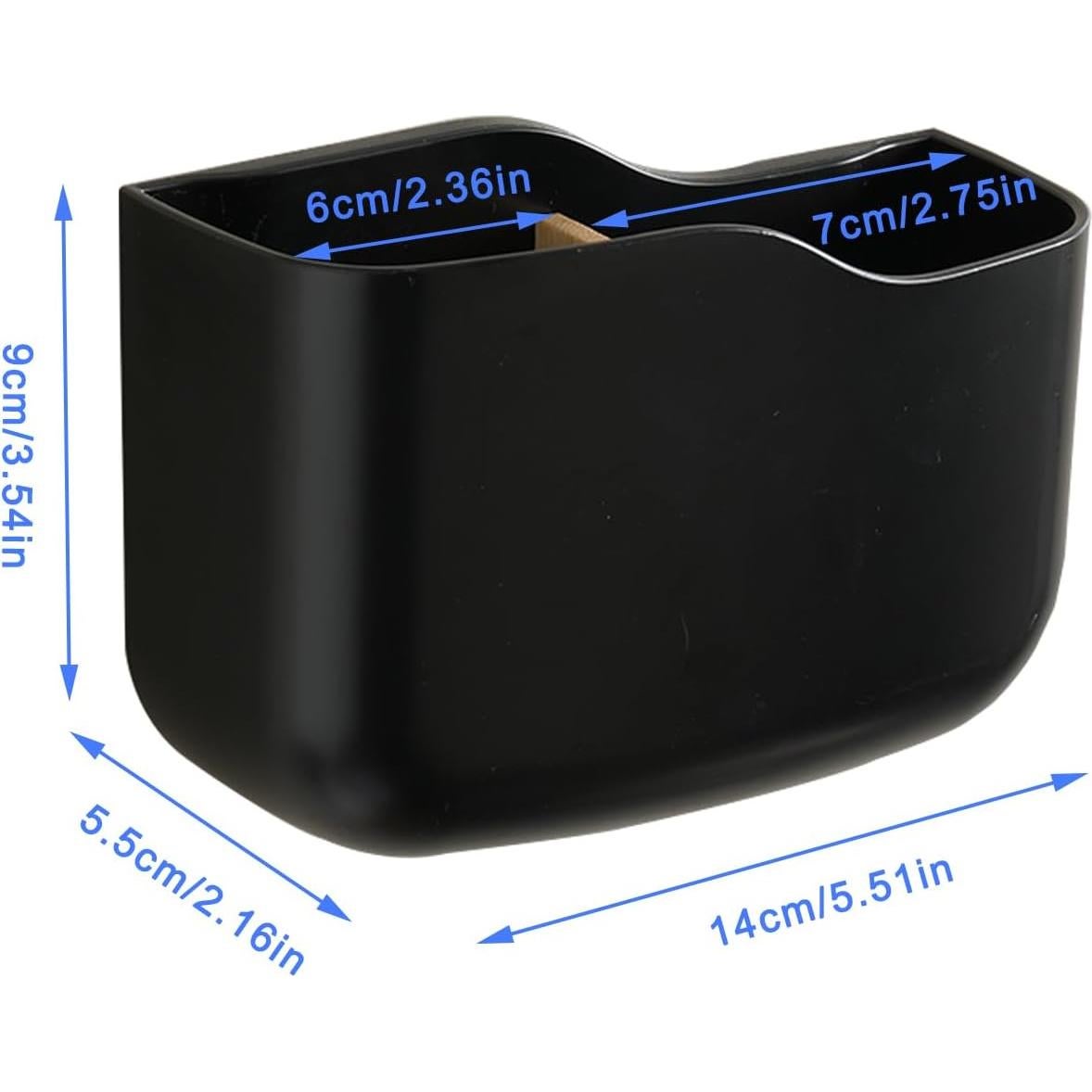 Soporte Adhesivo para Control Remoto SUNFICON 3 Piezas Negro