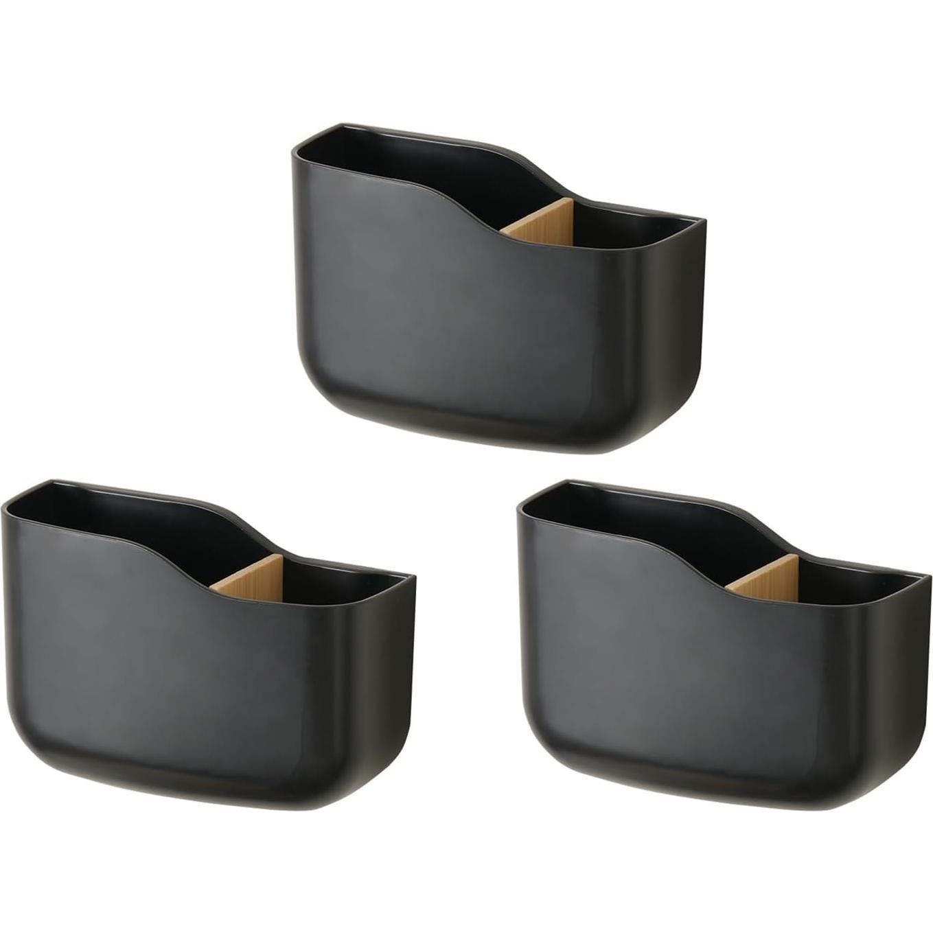 Soporte Adhesivo para Control Remoto SUNFICON 3 Piezas Negro