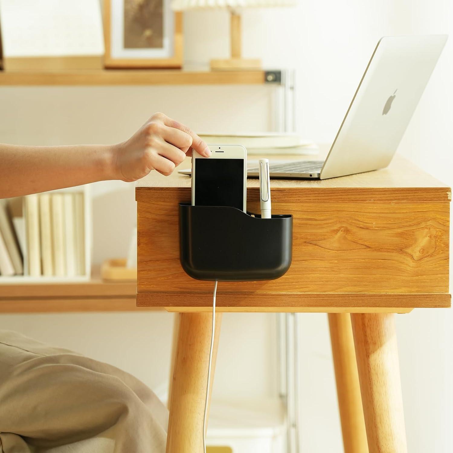 Soporte Adhesivo para Control Remoto SUNFICON 3 Piezas Negro