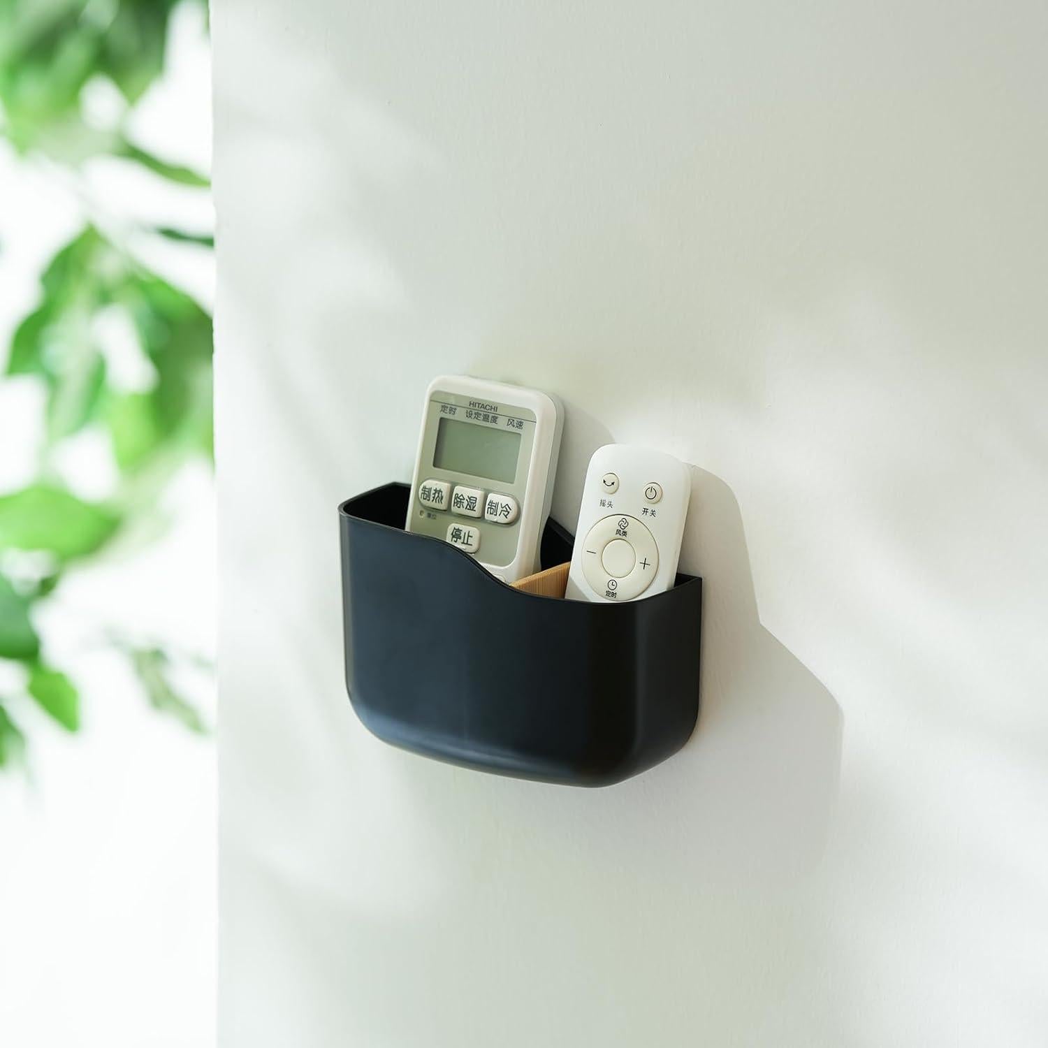 Soporte Adhesivo para Control Remoto SUNFICON 3 Piezas Negro