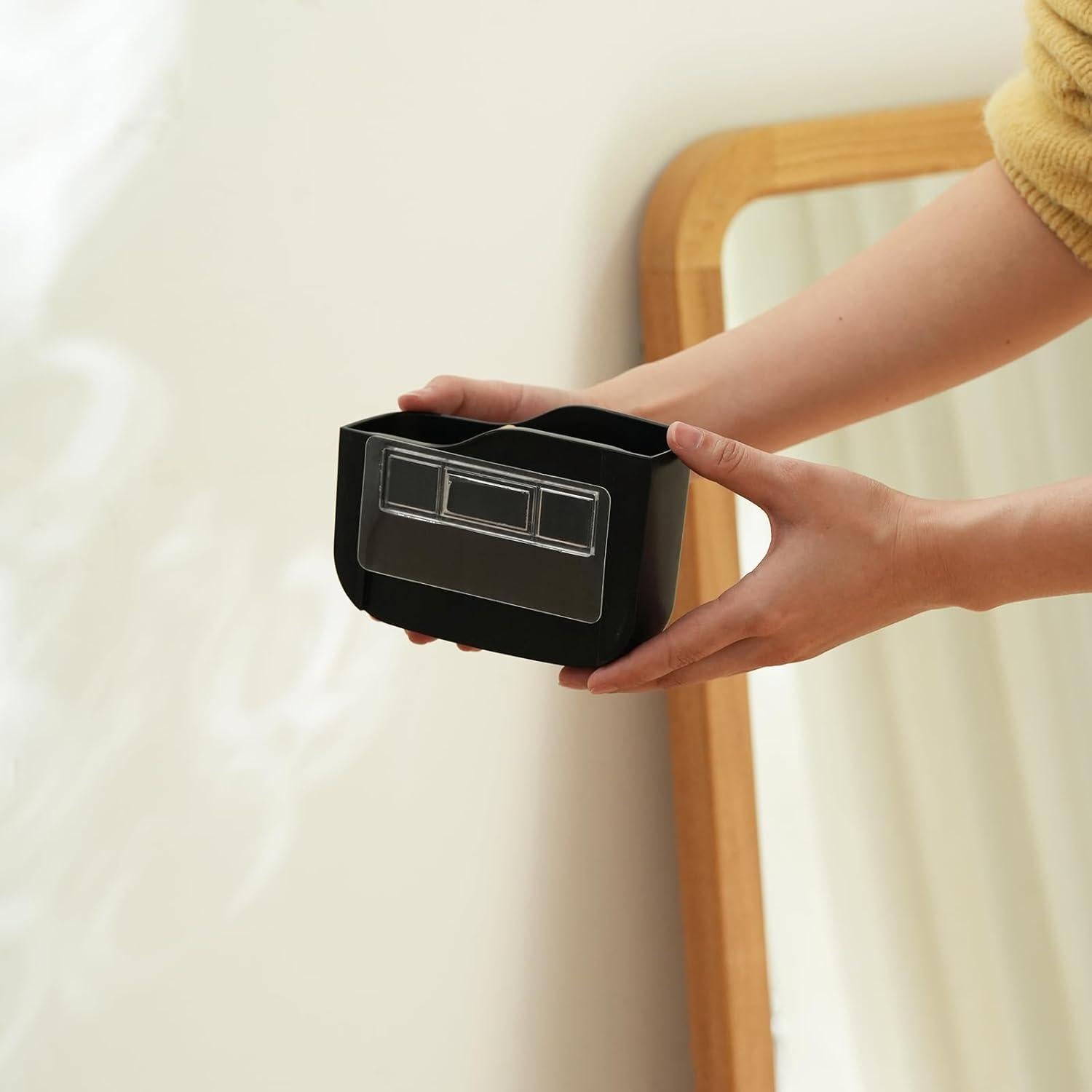 Soporte Adhesivo para Control Remoto SUNFICON 3 Piezas Negro