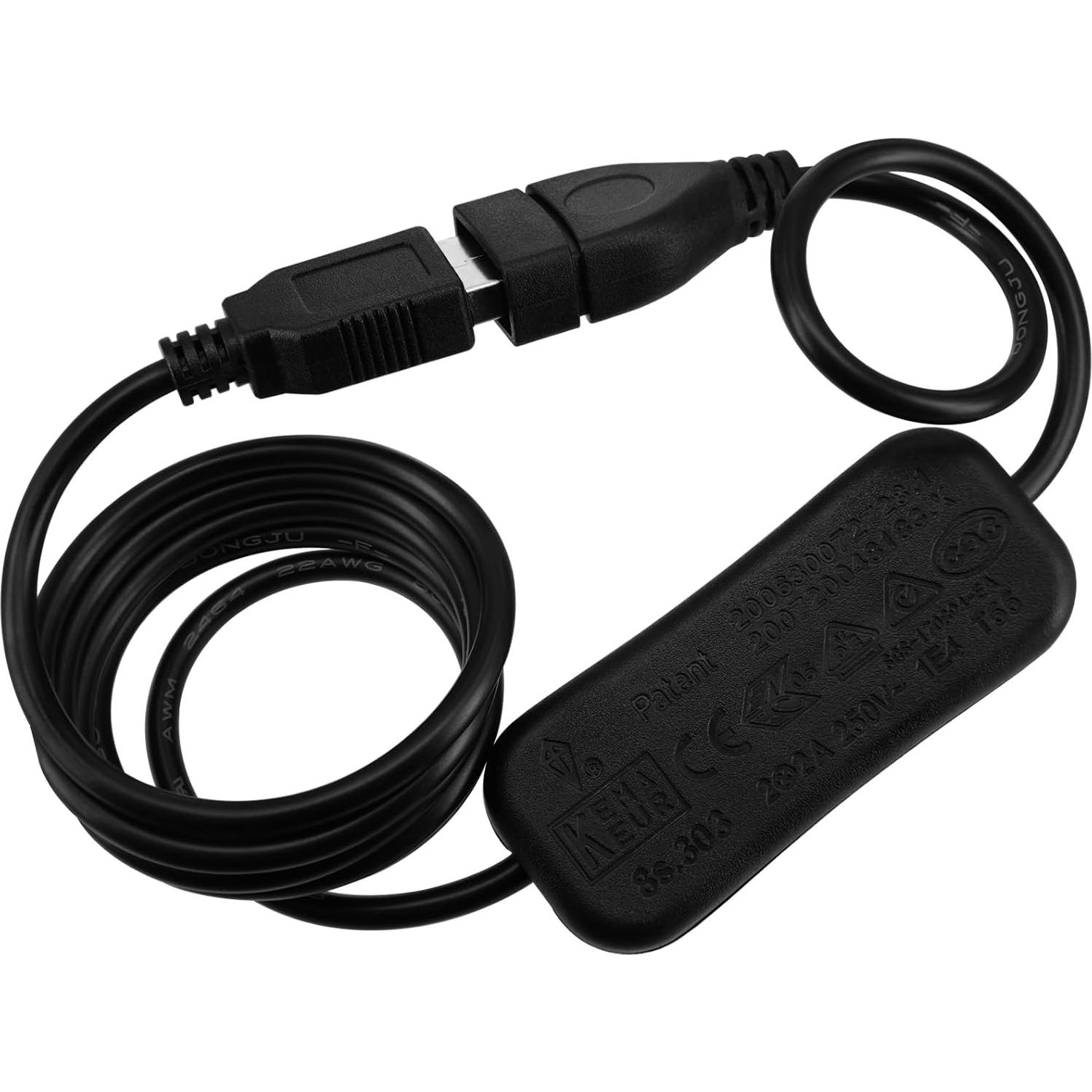 Cable USB Macho a Hembra Yeebline 1m con Interruptor ON/OFF - 2 Pack