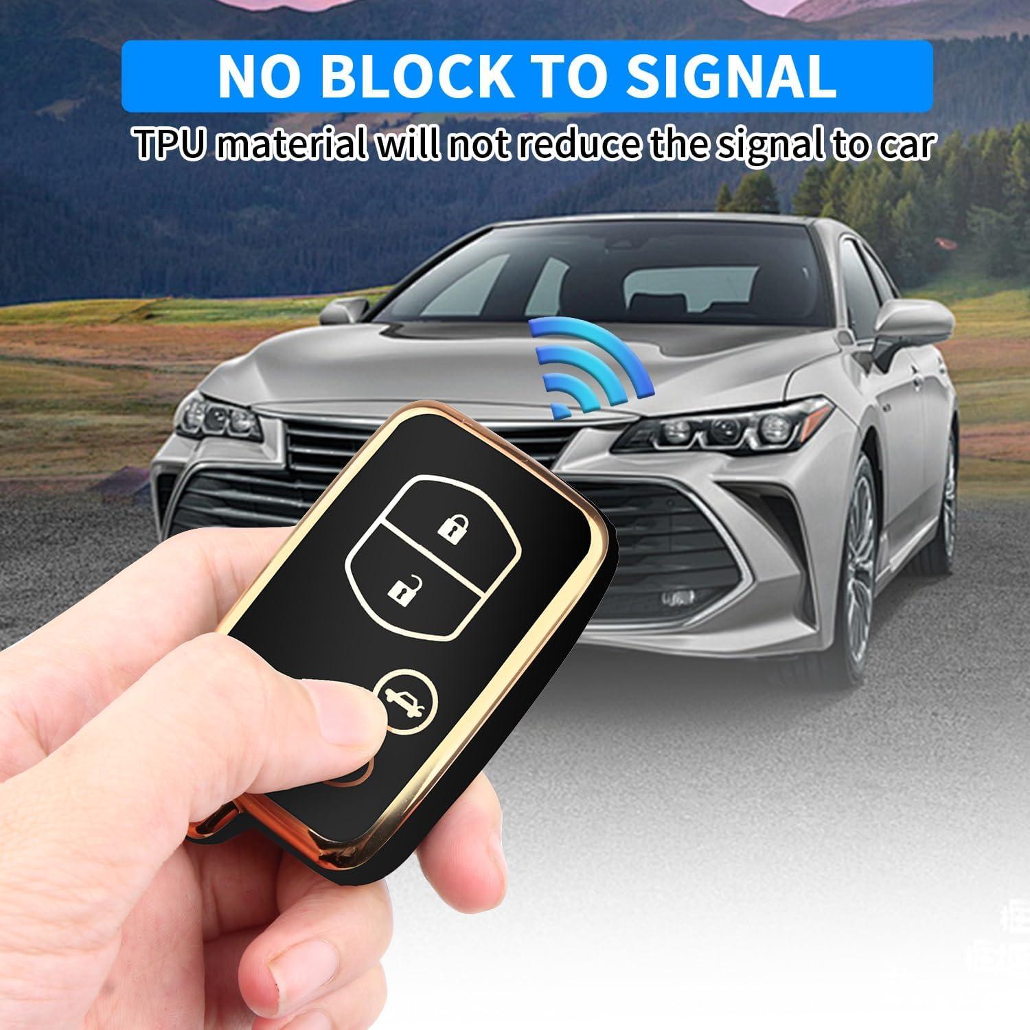 Cubierta de llavero QBUC para Toyota Camry Avalon Corolla