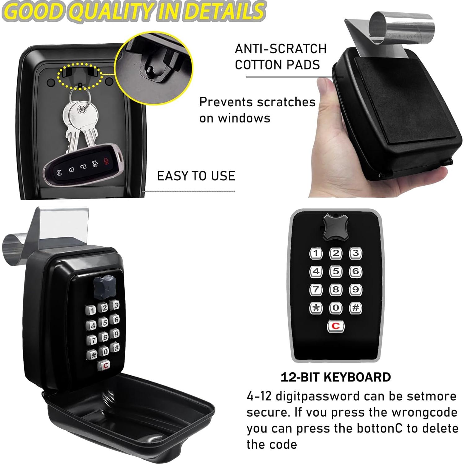 Caja de Llave de Coche Nexjy SL-591 con Contraseña Segura