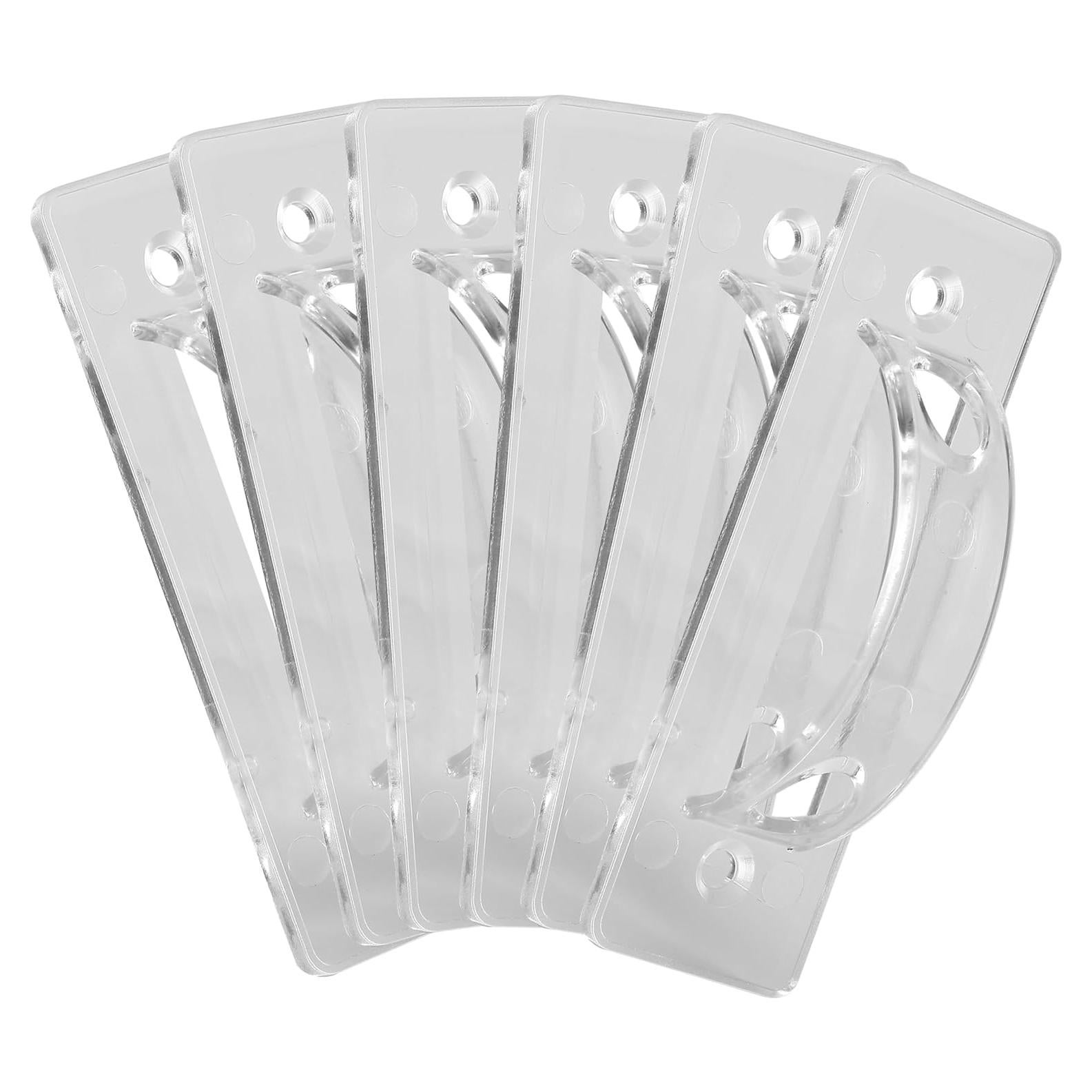 Cubiertas de Guardia de Interruptor de Luz Bates - 6 Piezas Transparentes