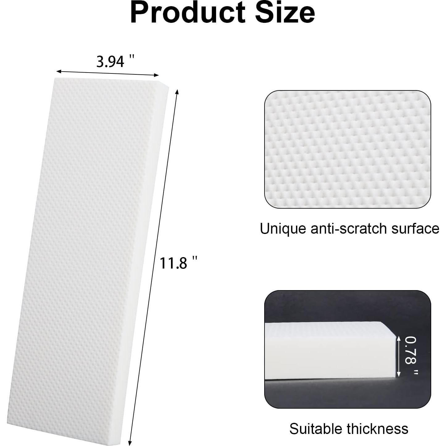 Protector de Pared de Garaje Kxuhivc 4 Pack EVA 30x10 cm